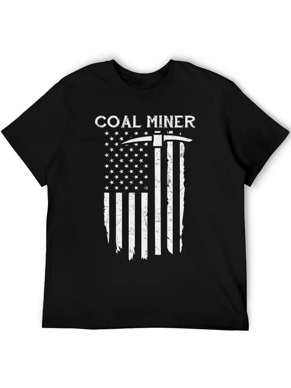 Coal Miner American Flag USA Classic Cotton Tee – Unisex Comfort For Any Season