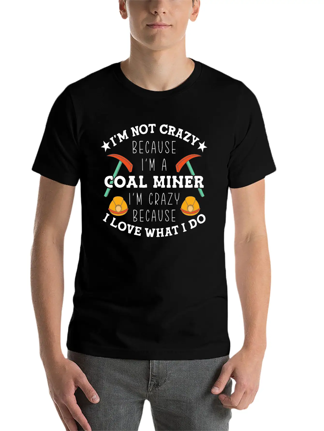 Coal Mining Coal Miner Essential Unisex Summer Tee – Soft Cotton Casual Fit
