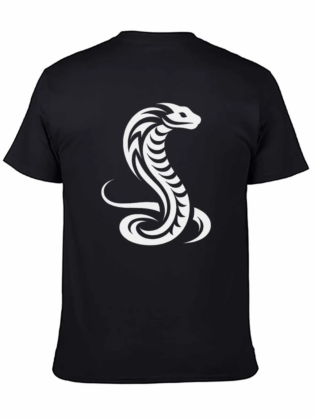 Cobra Schlange Eleganter Tribal Tattoo Style Classic Cotton Tee – Unisex Comfort For Any Season