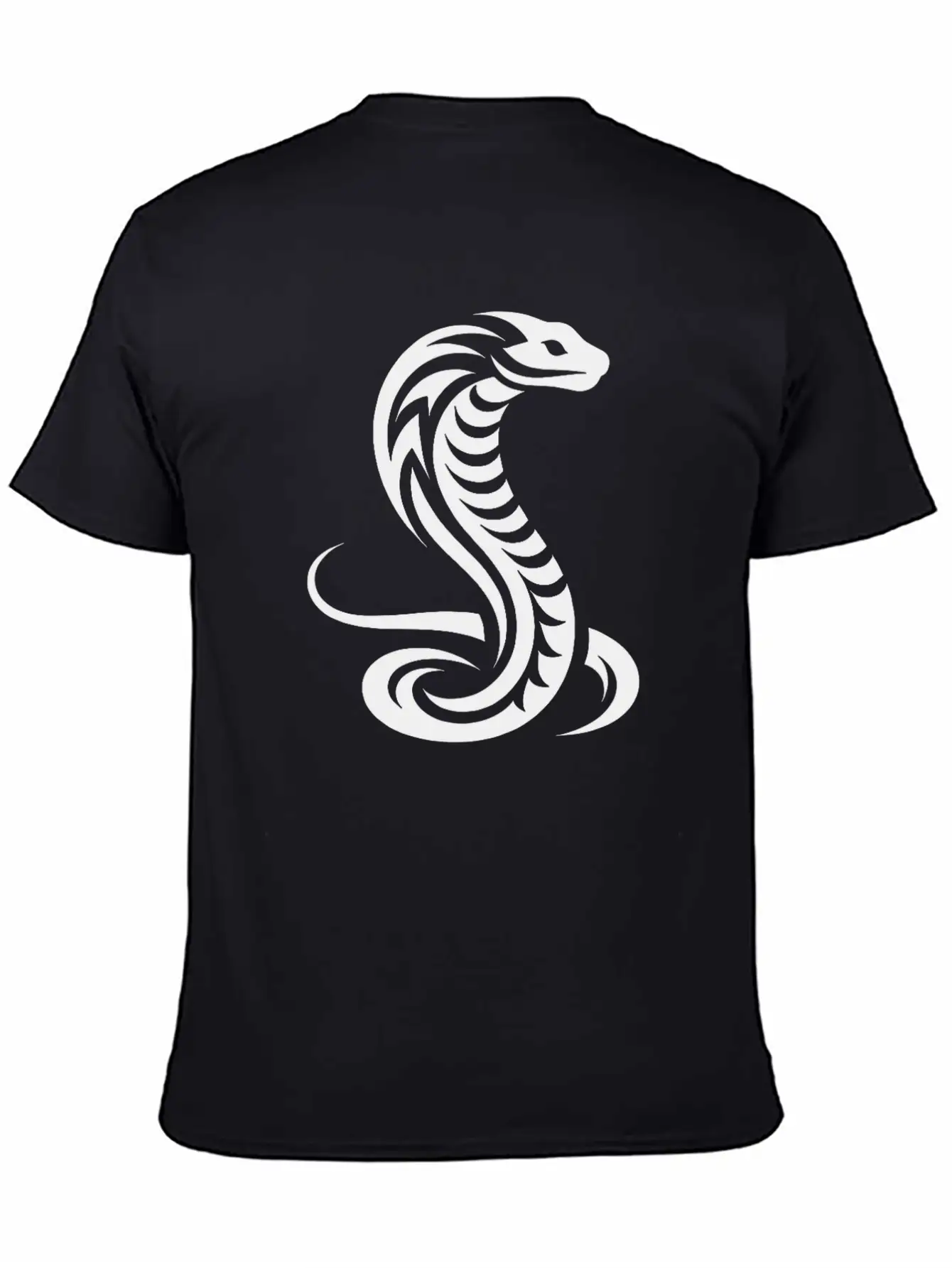 Cobra Schlange Eleganter Tribal Tattoo Style Classic Cotton Tee – Unisex Comfort For Any Season