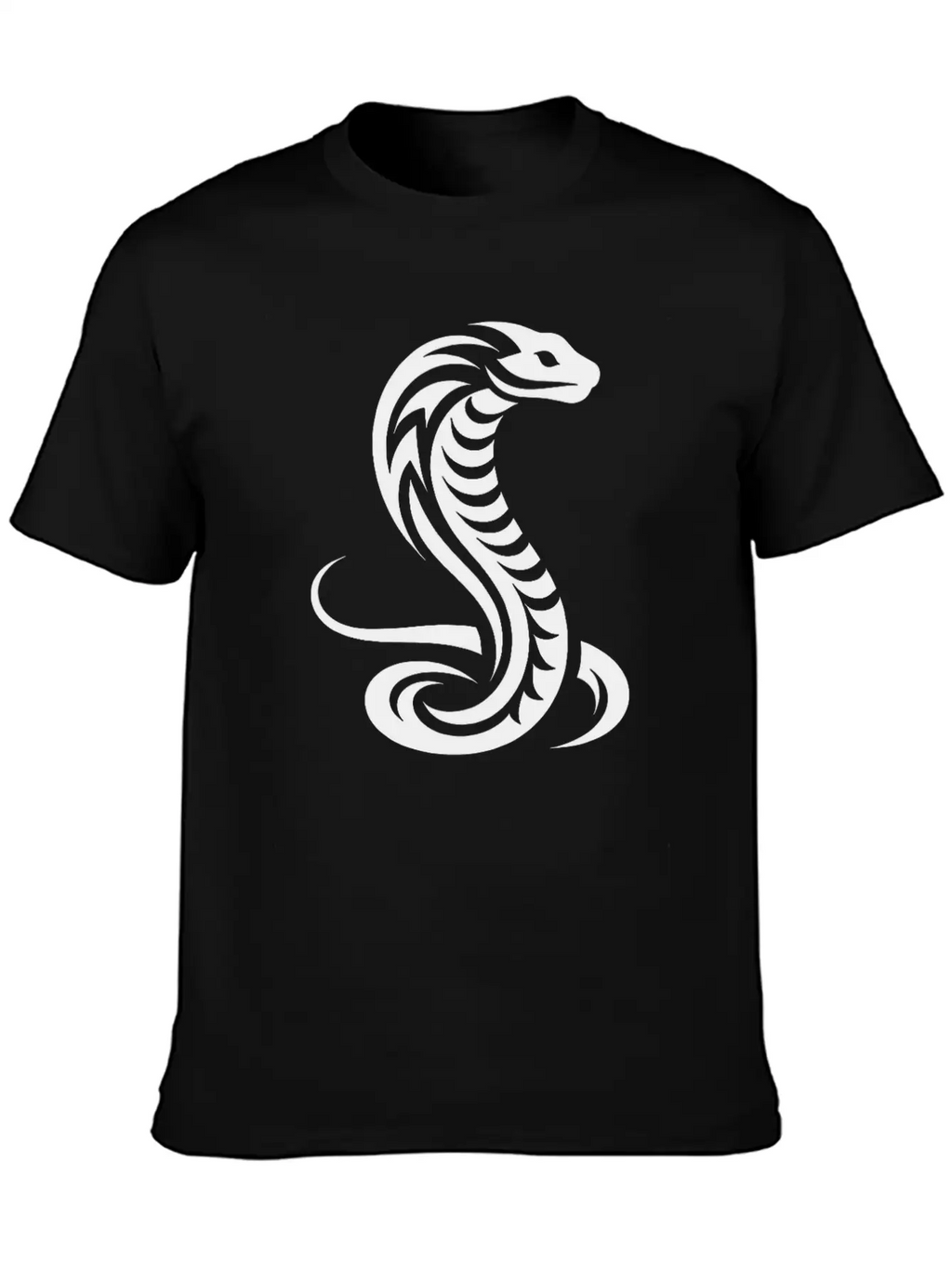 Cobra Schlange Eleganter Tribal Tattoo Style Classic Cotton Tee – Unisex Comfort For Any Season