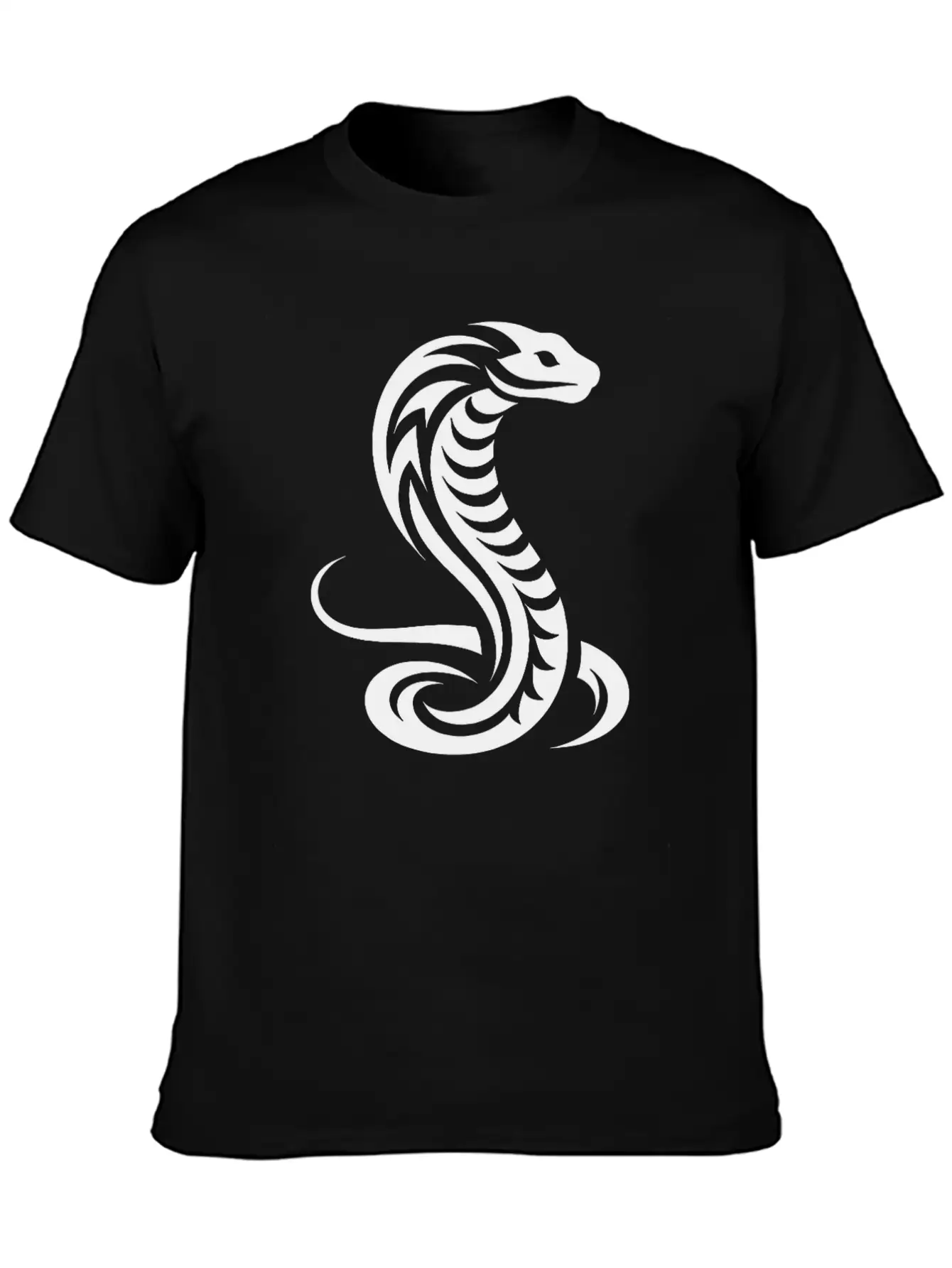 Cobra Schlange Eleganter Tribal Tattoo Style Classic Cotton Tee – Unisex Comfort For Any Season