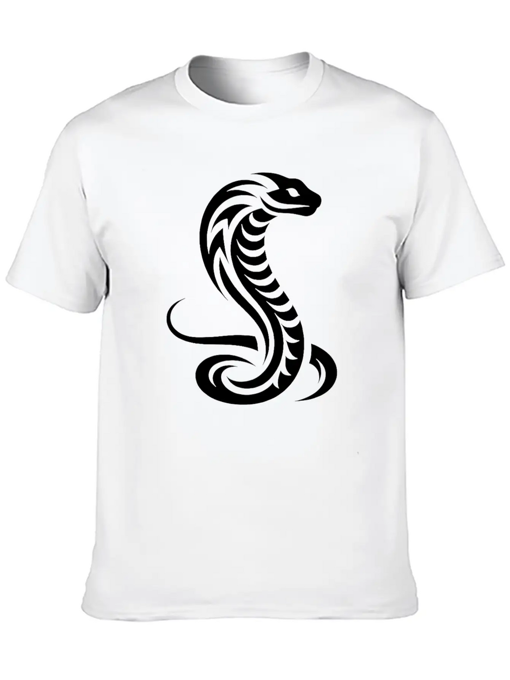 Cobra Schlange Eleganter Tribal Tattoo Style Classic Cotton Tee – Unisex Comfort For Any Season