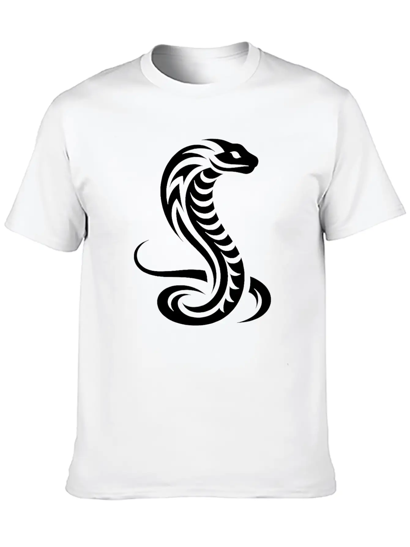 Cobra Schlange Eleganter Tribal Tattoo Style Classic Cotton Tee – Unisex Comfort For Any Season