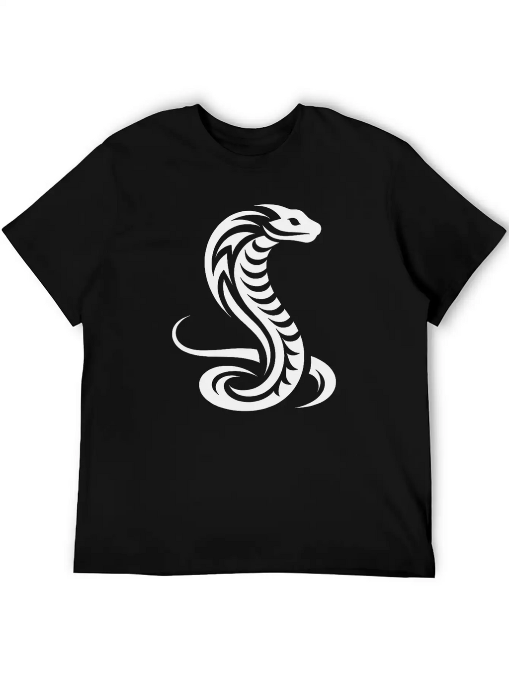 Cobra Schlange Eleganter Tribal Tattoo Style Classic Cotton Tee – Unisex Comfort For Any Season