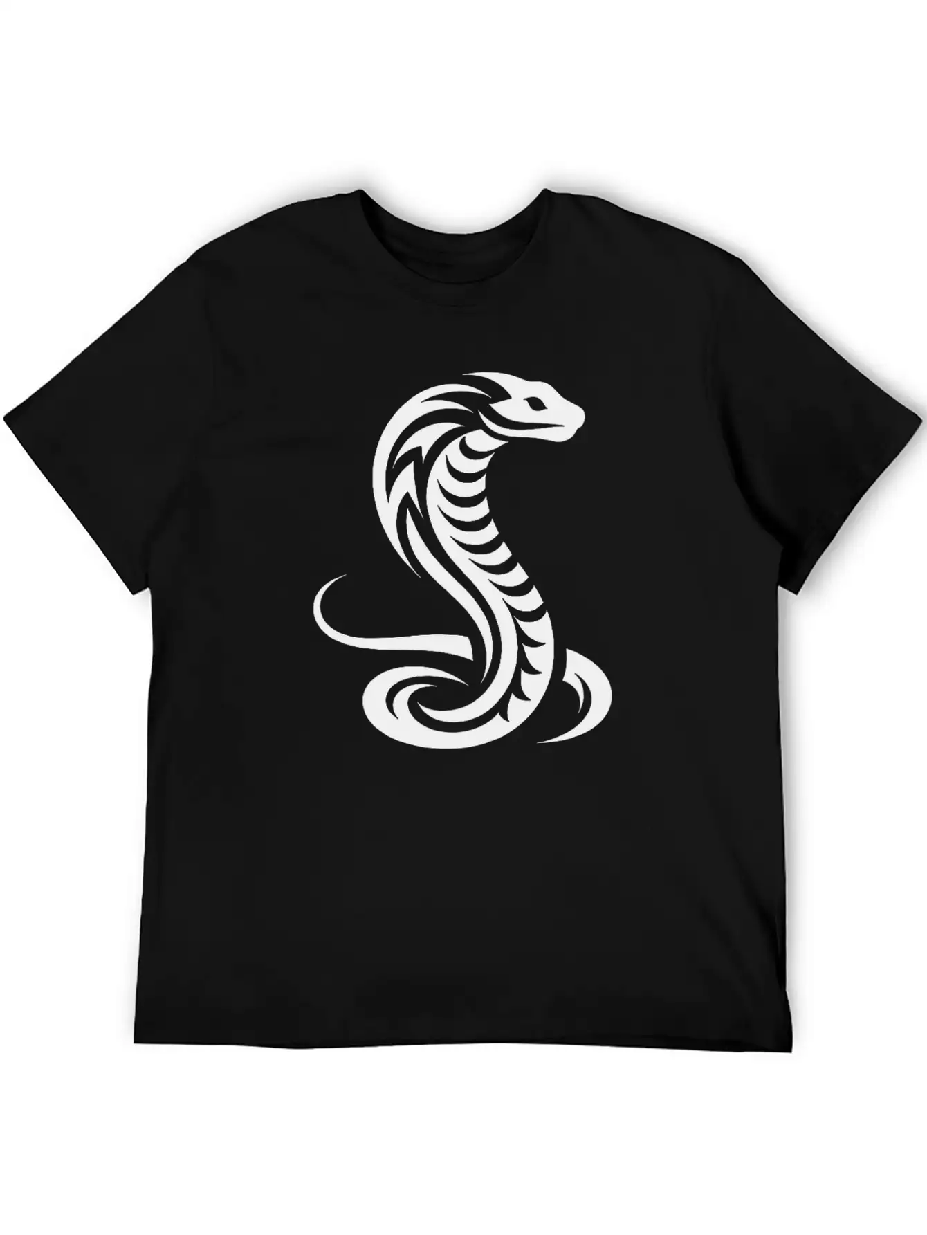 Cobra Schlange Eleganter Tribal Tattoo Style Classic Cotton Tee – Unisex Comfort For Any Season