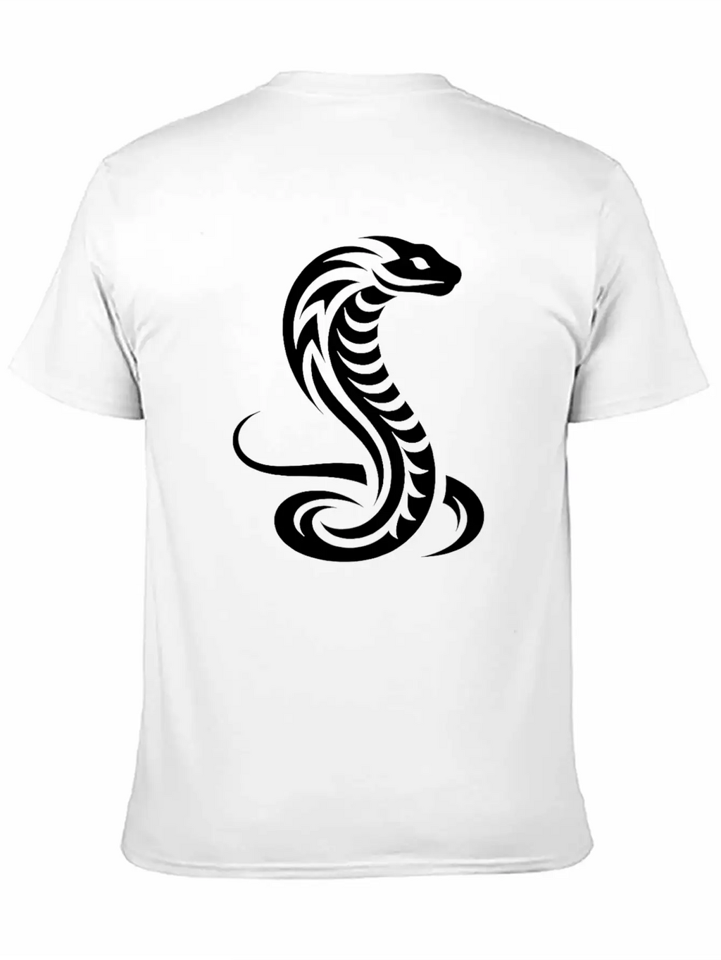 Cobra Schlange Eleganter Tribal Tattoo Style Classic Cotton Tee – Unisex Comfort For Any Season