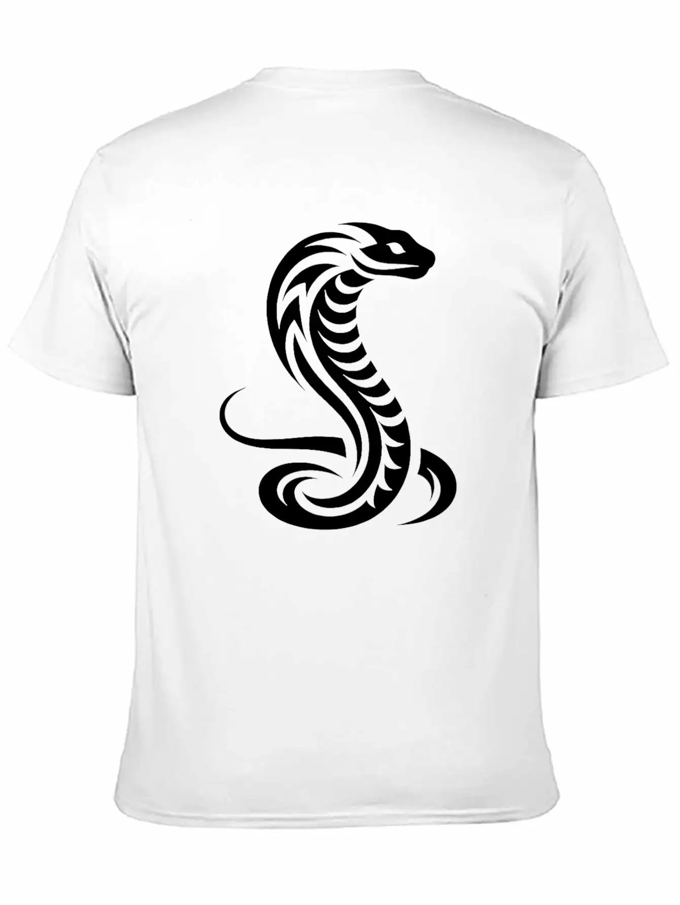 Cobra Schlange Eleganter Tribal Tattoo Style Classic Cotton Tee – Unisex Comfort For Any Season