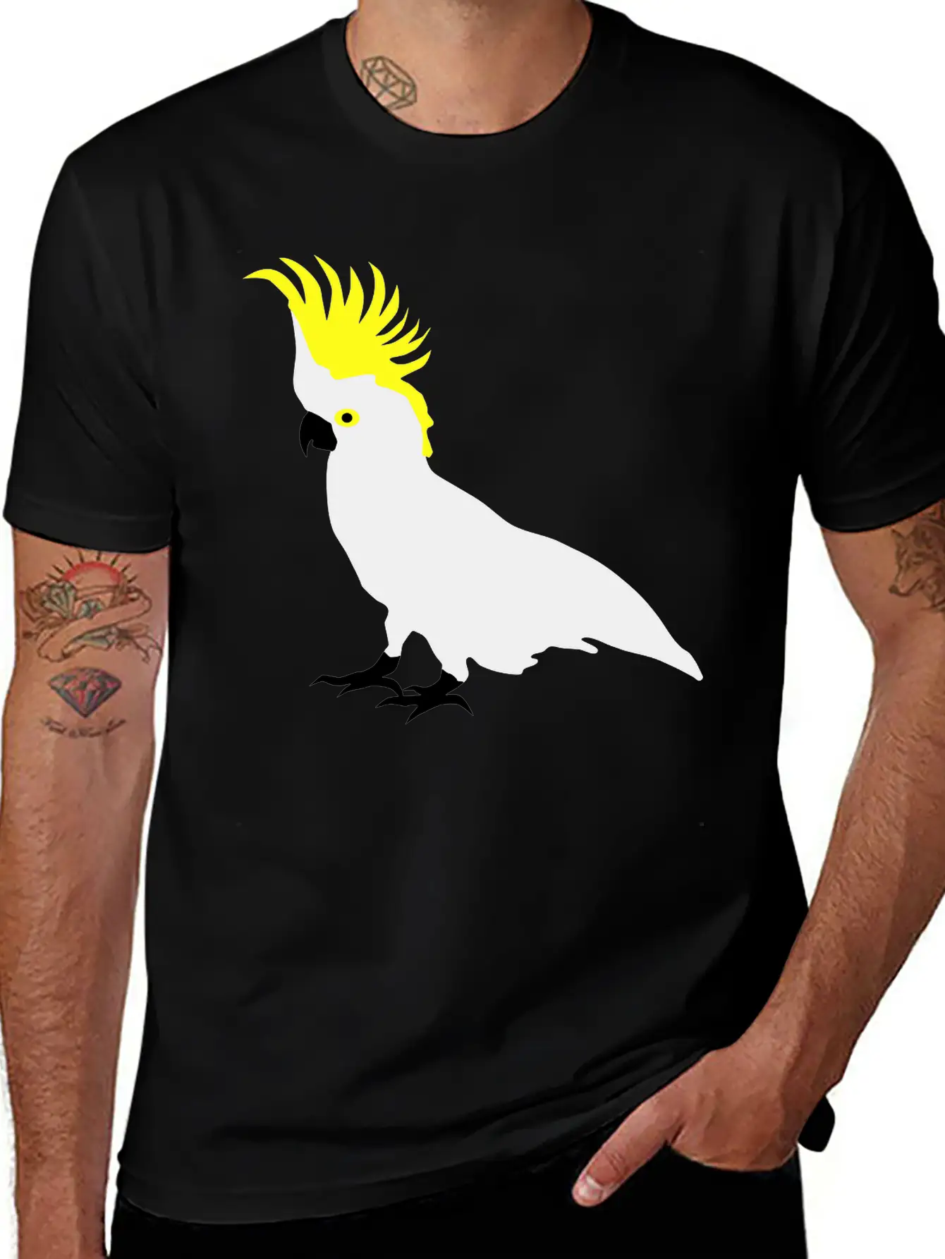 Cockatoo, Real Punk, Parrot Classic Cotton Tee – Unisex Comfort For Any Season