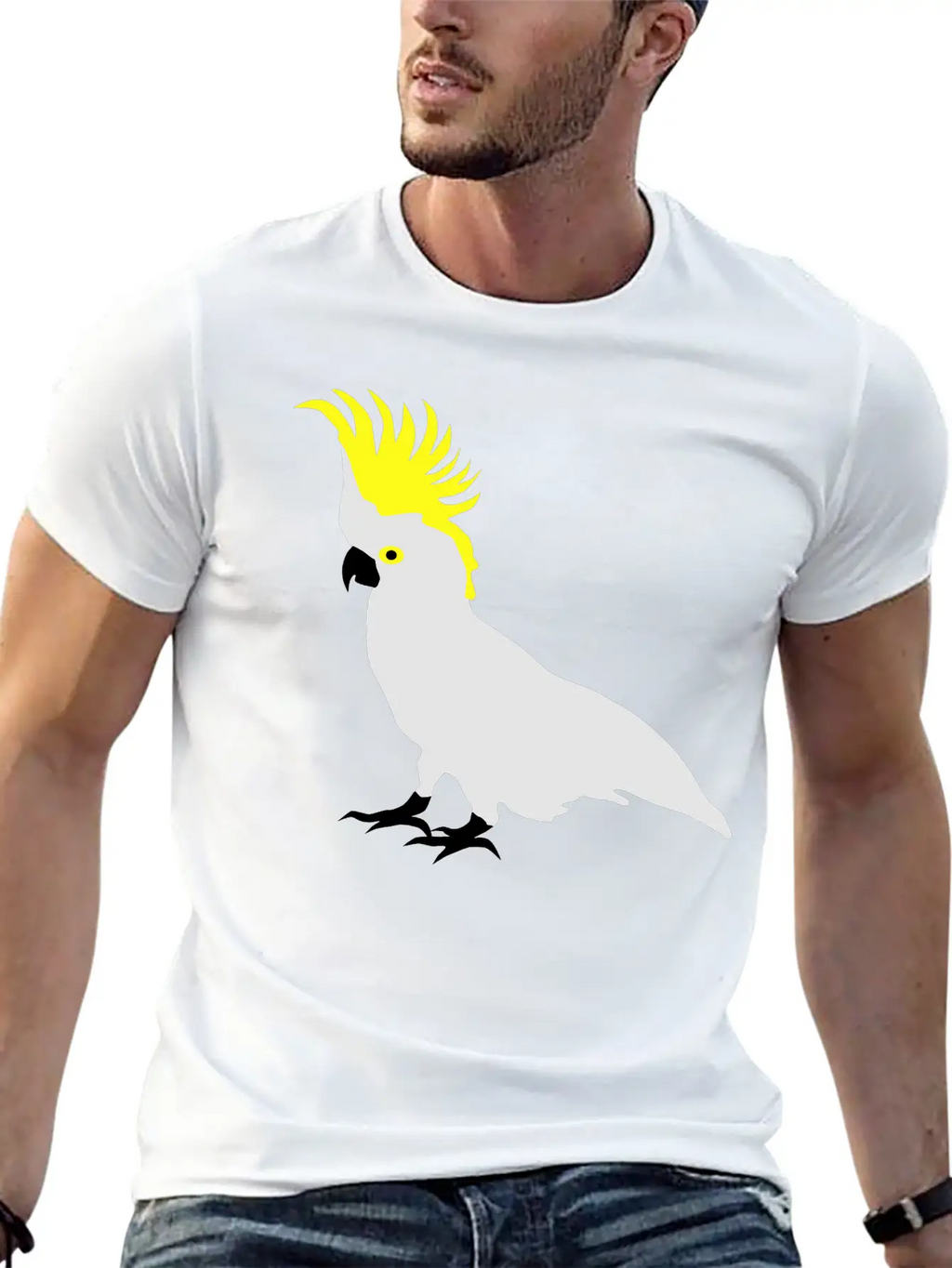 Cockatoo, Real Punk, Parrot Classic Cotton Tee – Unisex Comfort For Any Season