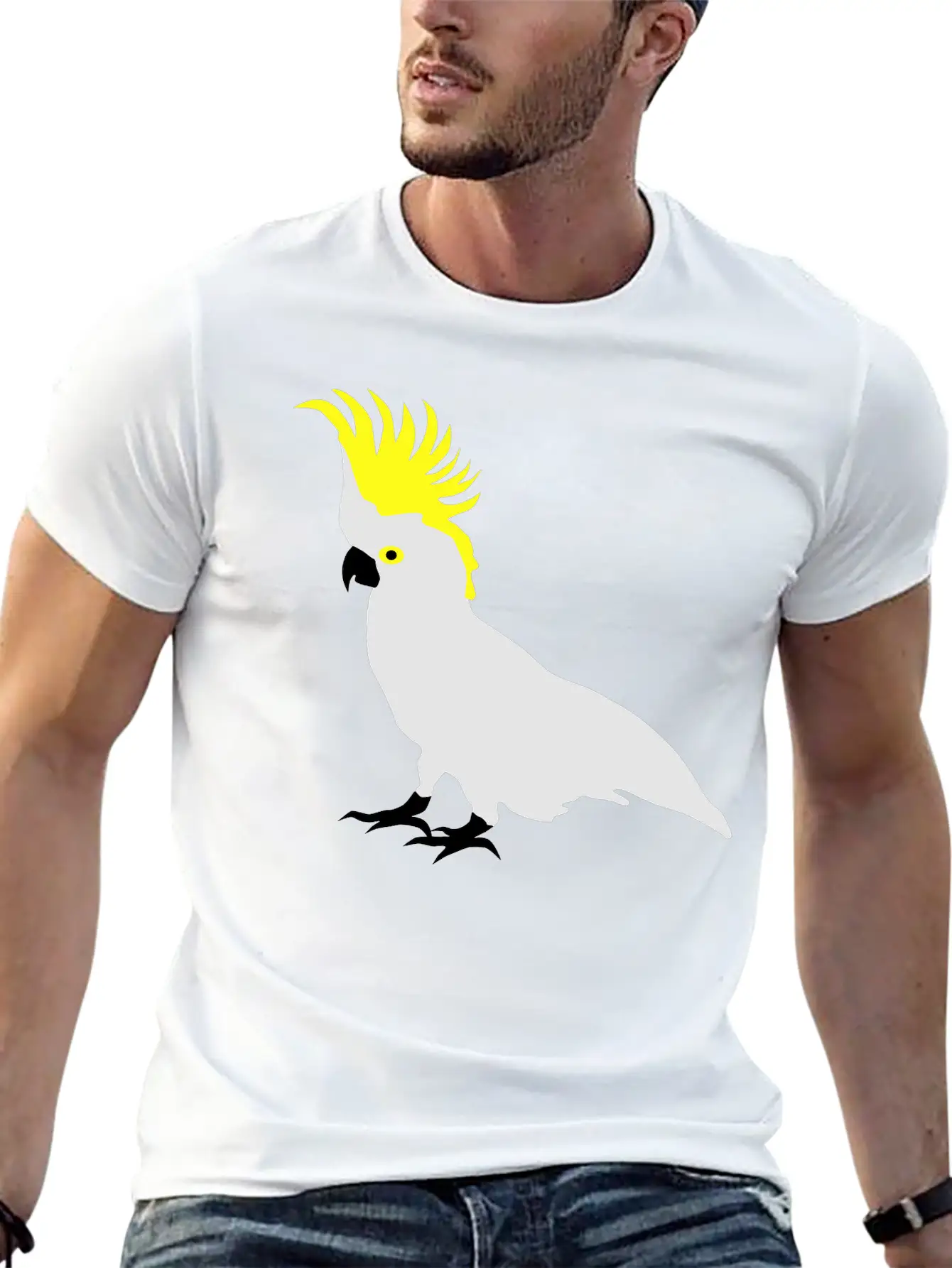 Cockatoo, Real Punk, Parrot Classic Cotton Tee – Unisex Comfort For Any Season