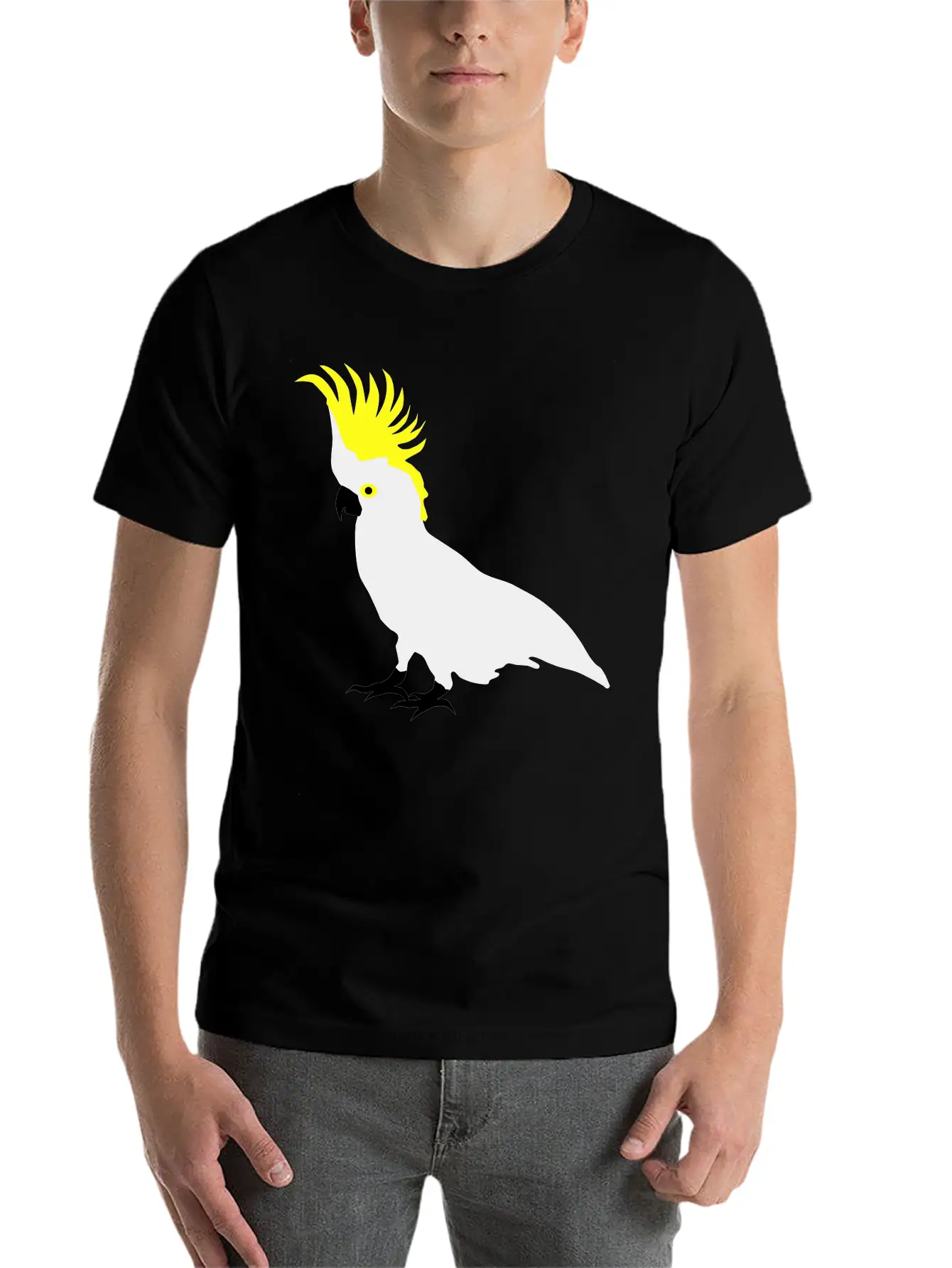 Cockatoo, Real Punk, Parrot Classic Cotton Tee – Unisex Comfort For Any Season