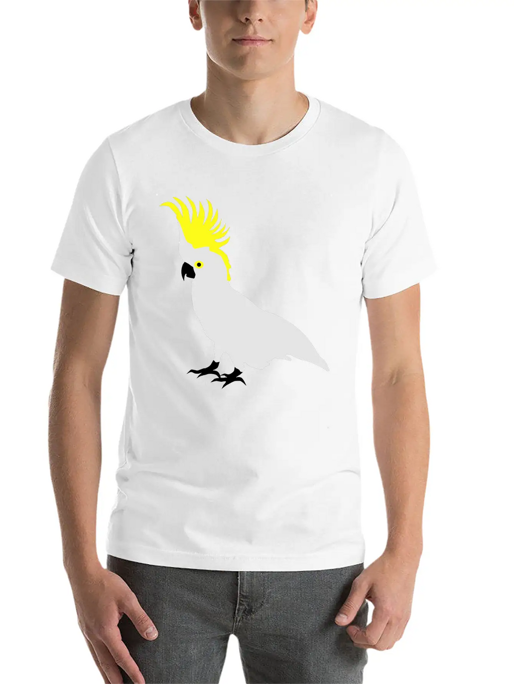 Cockatoo, Real Punk, Parrot Classic Cotton Tee – Unisex Comfort For Any Season