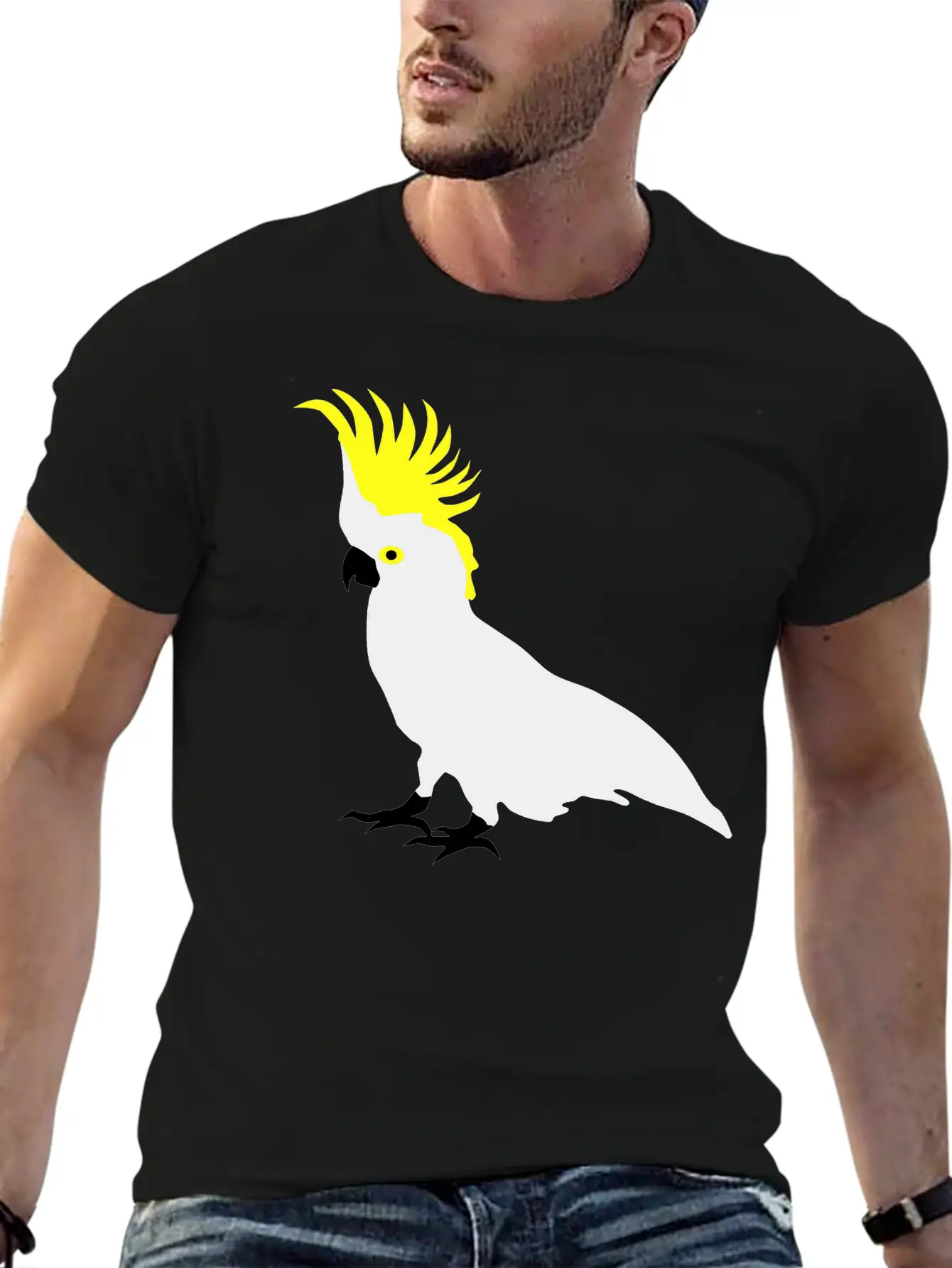 Cockatoo, Real Punk, Parrot Classic Cotton Tee – Unisex Comfort For Any Season