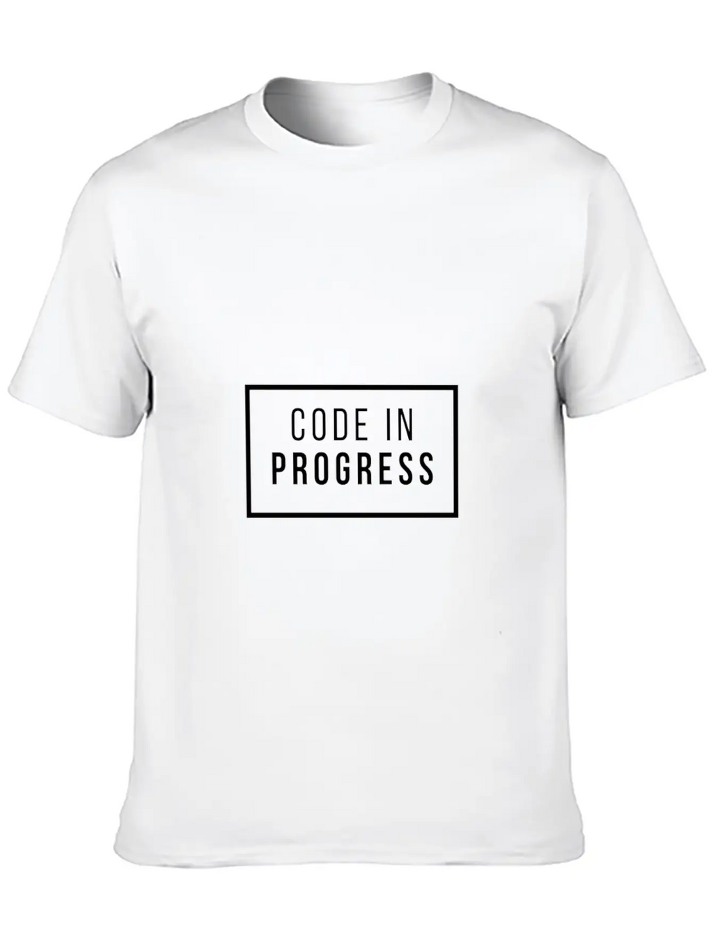 Code In Progress Breathable Soft Cotton T-Shirt – Timeless Casual Look