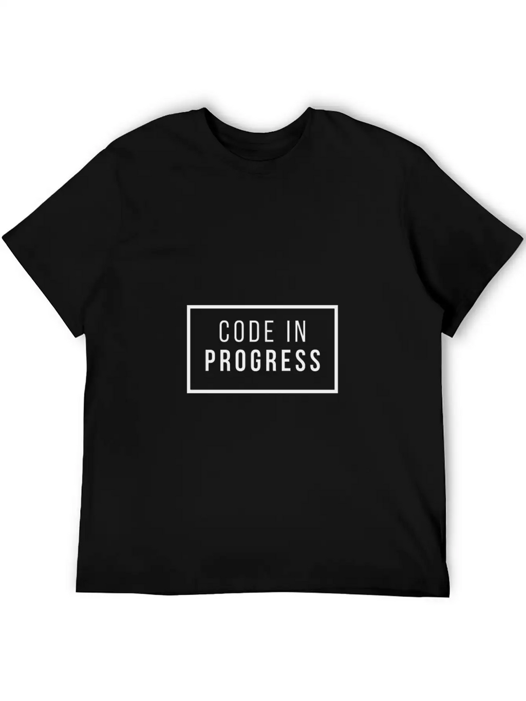 Code In Progress Breathable Soft Cotton T-Shirt – Timeless Casual Look