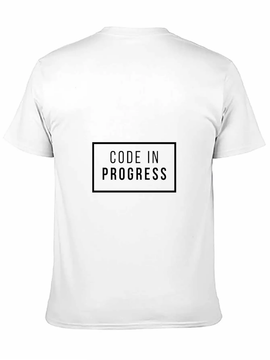 Code In Progress Breathable Soft Cotton T-Shirt – Timeless Casual Look