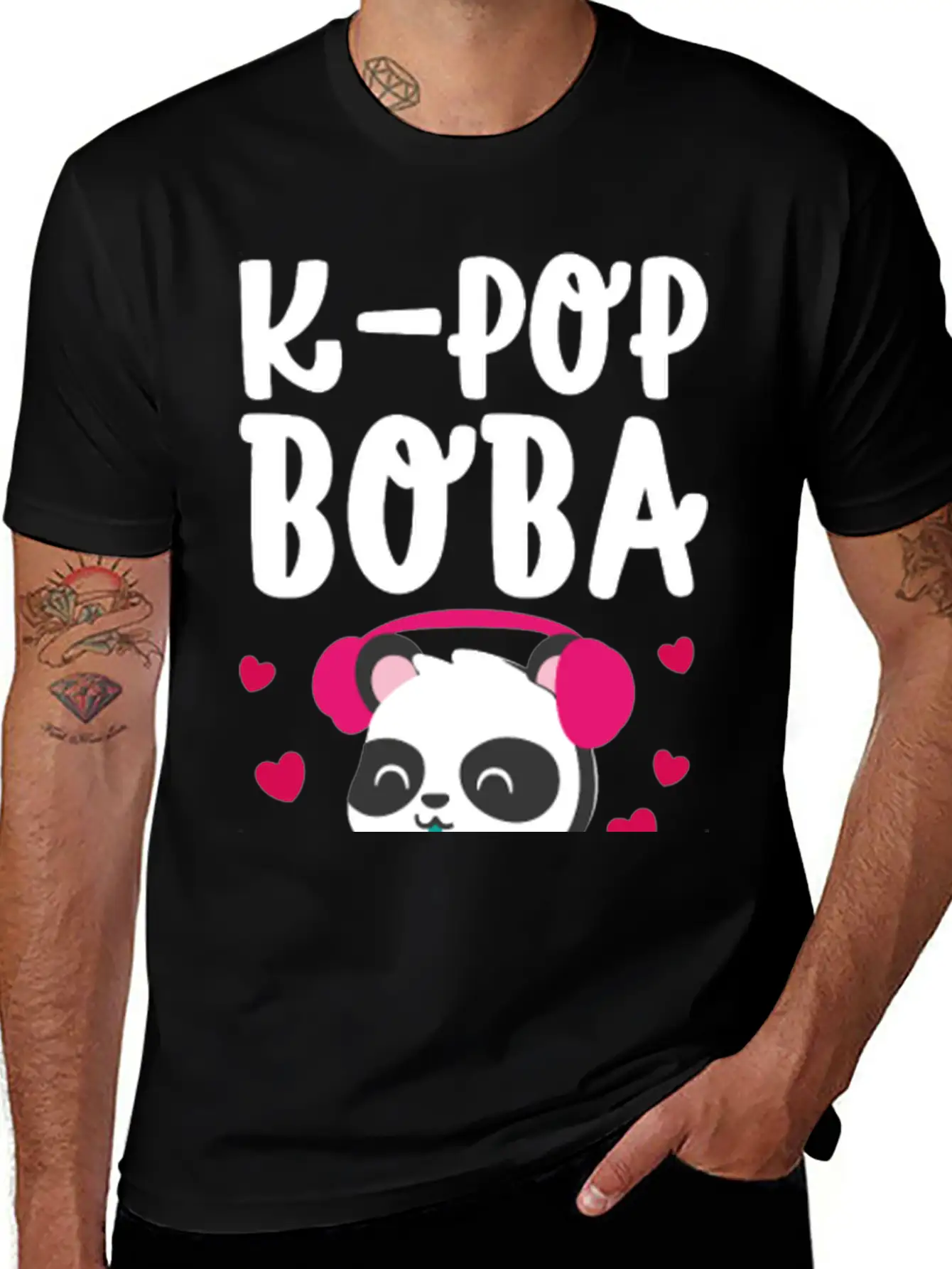Coffee Ramen K - Pop Music Gift Saying Stylish Everyday T-Shirt – Unisex Basic Cotton Tee
