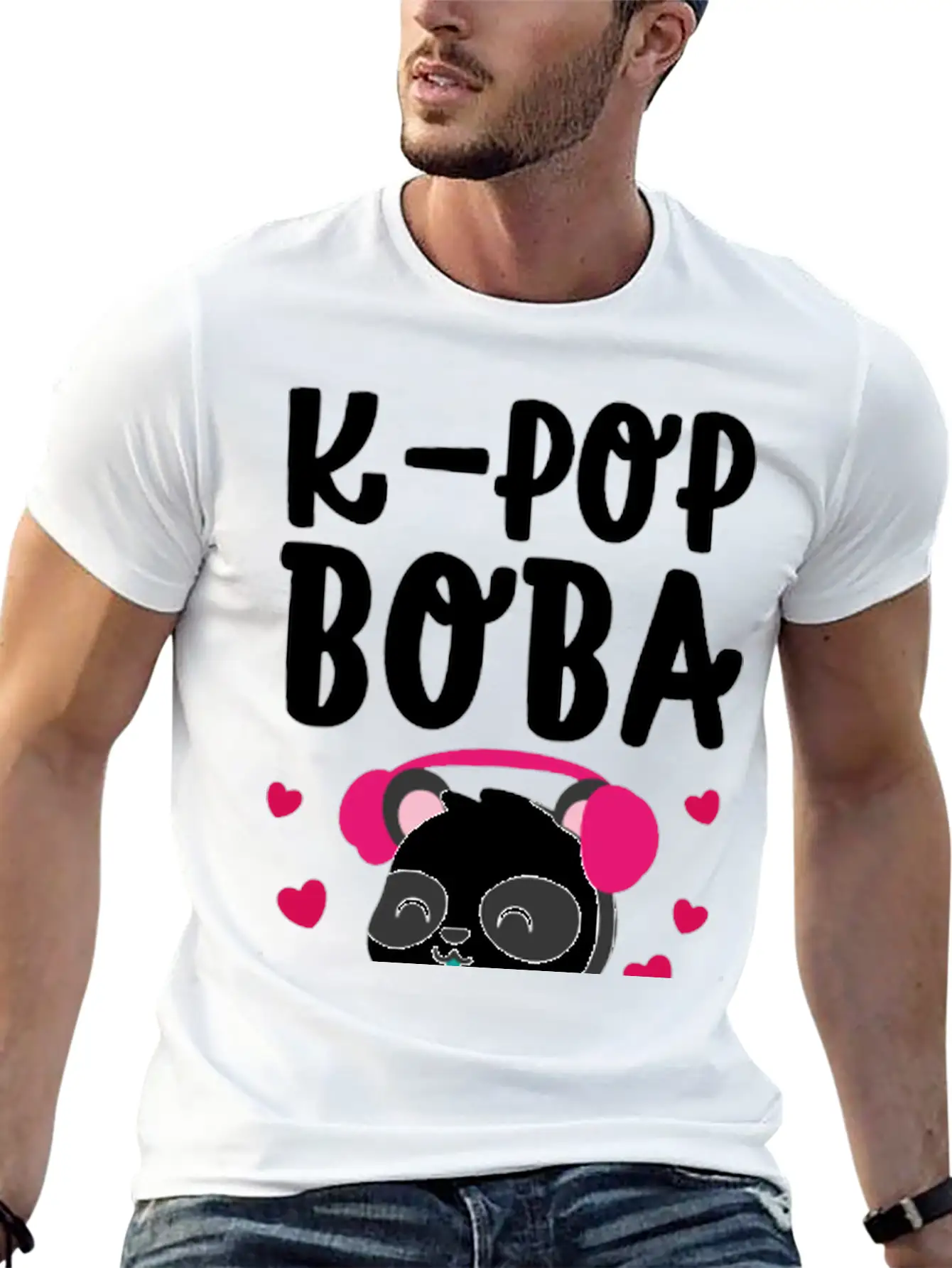 Coffee Ramen K - Pop Music Gift Saying Stylish Everyday T-Shirt – Unisex Basic Cotton Tee