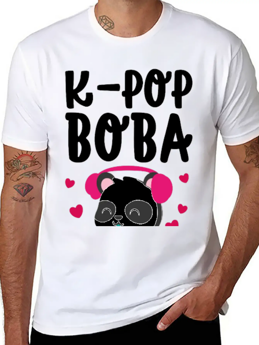 Coffee Ramen K - Pop Music Gift Saying Stylish Everyday T-Shirt – Unisex Basic Cotton Tee