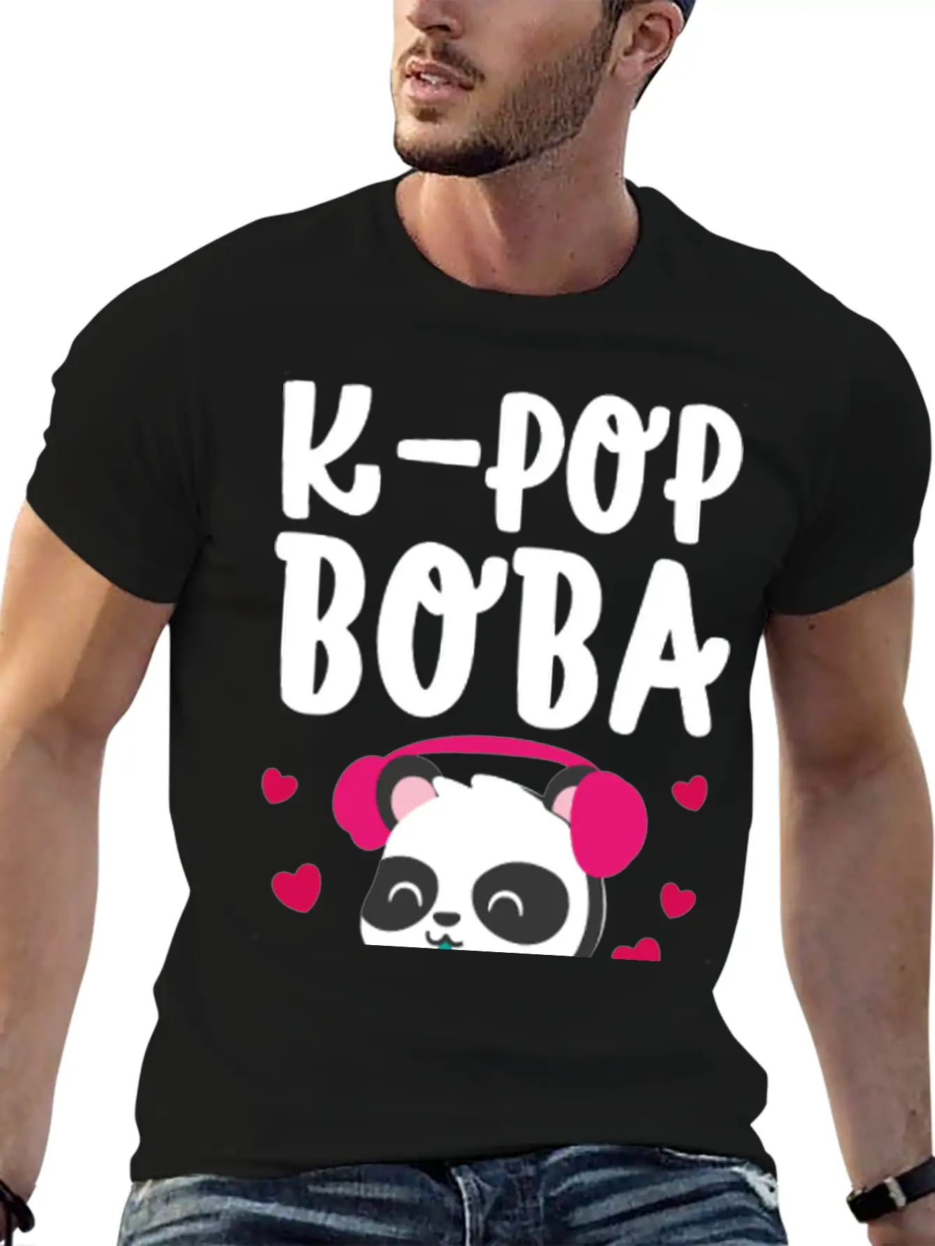 Coffee Ramen K - Pop Music Gift Saying Stylish Everyday T-Shirt – Unisex Basic Cotton Tee