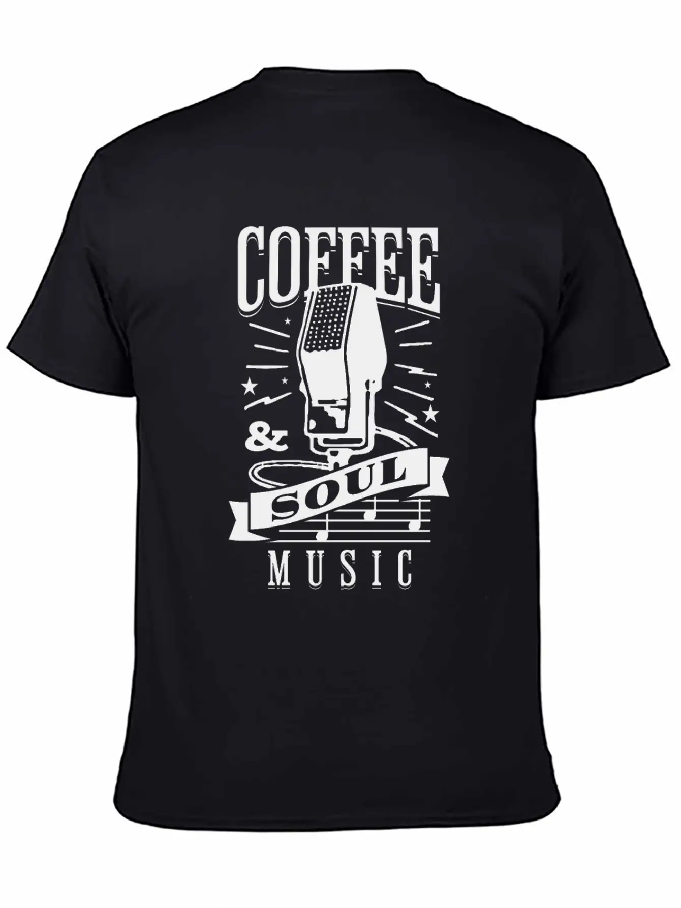 Coffee & Soul Music Stylish Everyday T-Shirt – Unisex Basic Cotton Tee