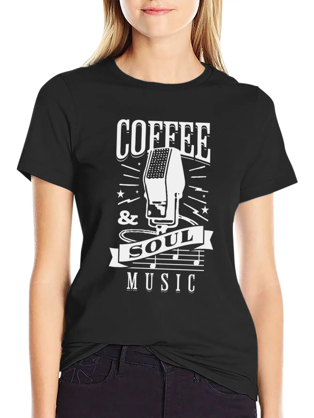 Coffee & Soul Music Stylish Everyday T-Shirt – Unisex Basic Cotton Tee