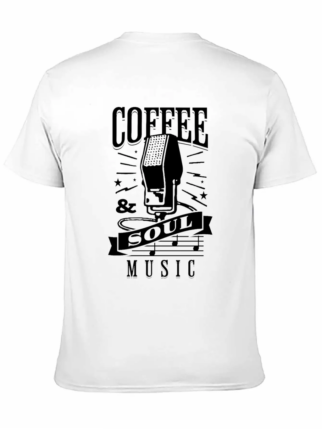 Coffee & Soul Music Stylish Everyday T-Shirt – Unisex Basic Cotton Tee