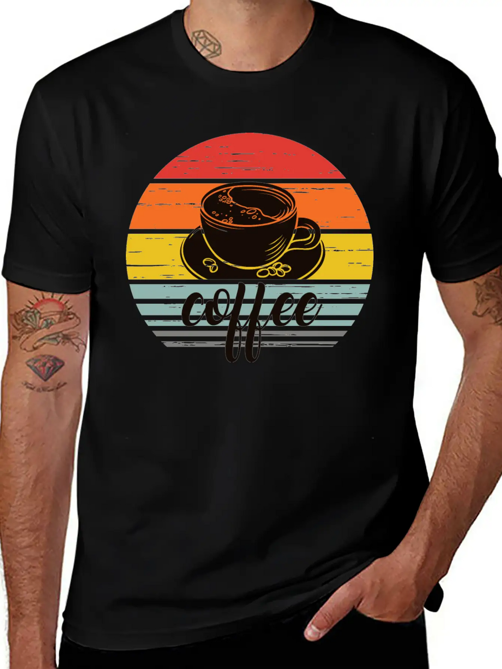 Coffee Sunrise Timeless Short Sleeve Tee – Comfy And Minimalist Design