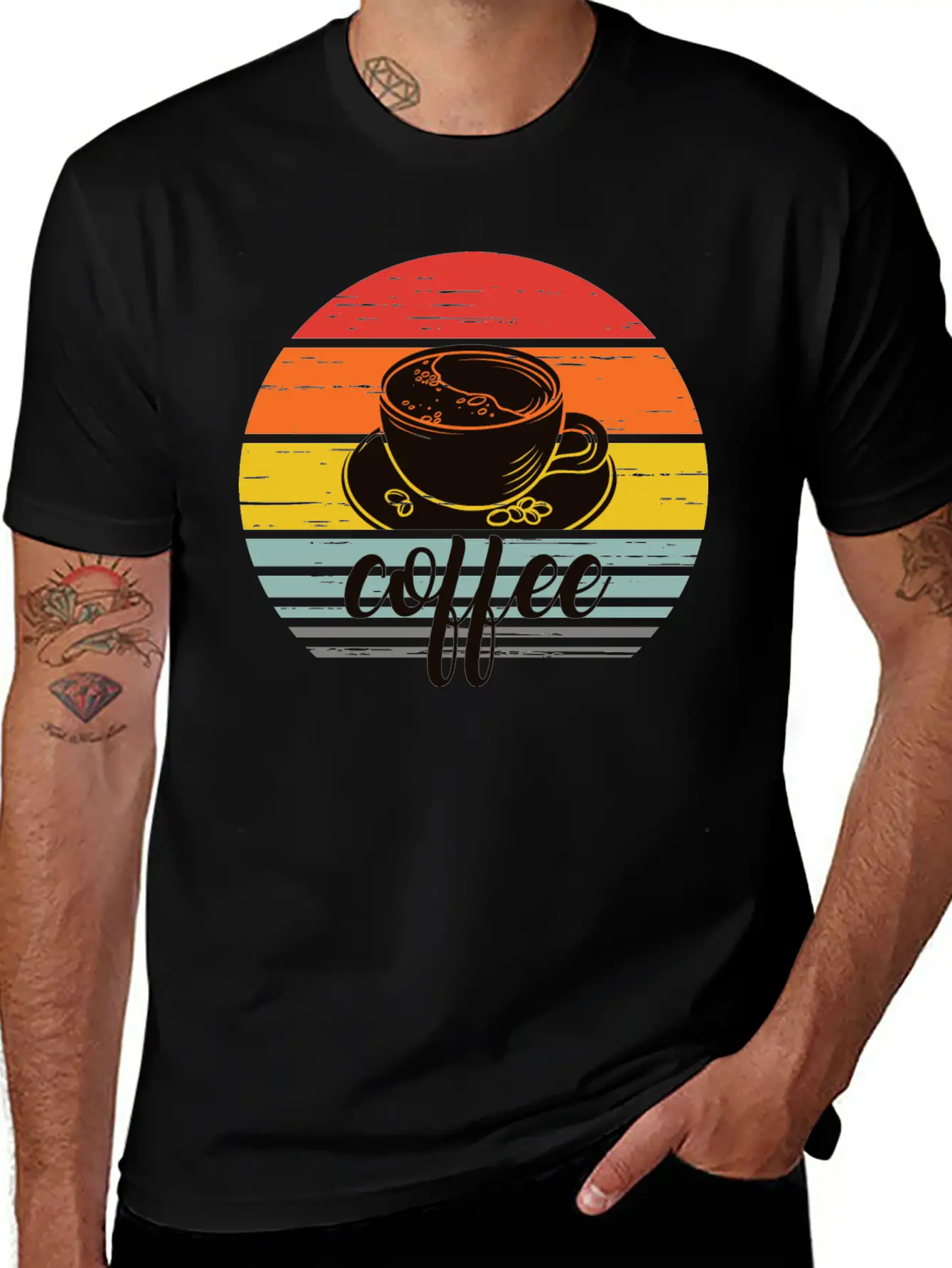 Coffee Sunrise Timeless Short Sleeve Tee – Comfy And Minimalist Design