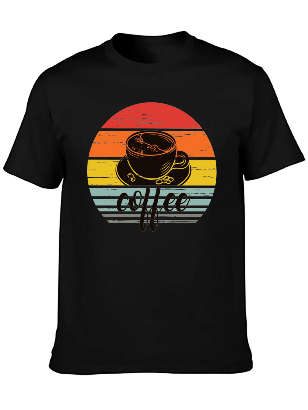 Coffee Sunrise Timeless Short Sleeve Tee – Comfy And Minimalist Design