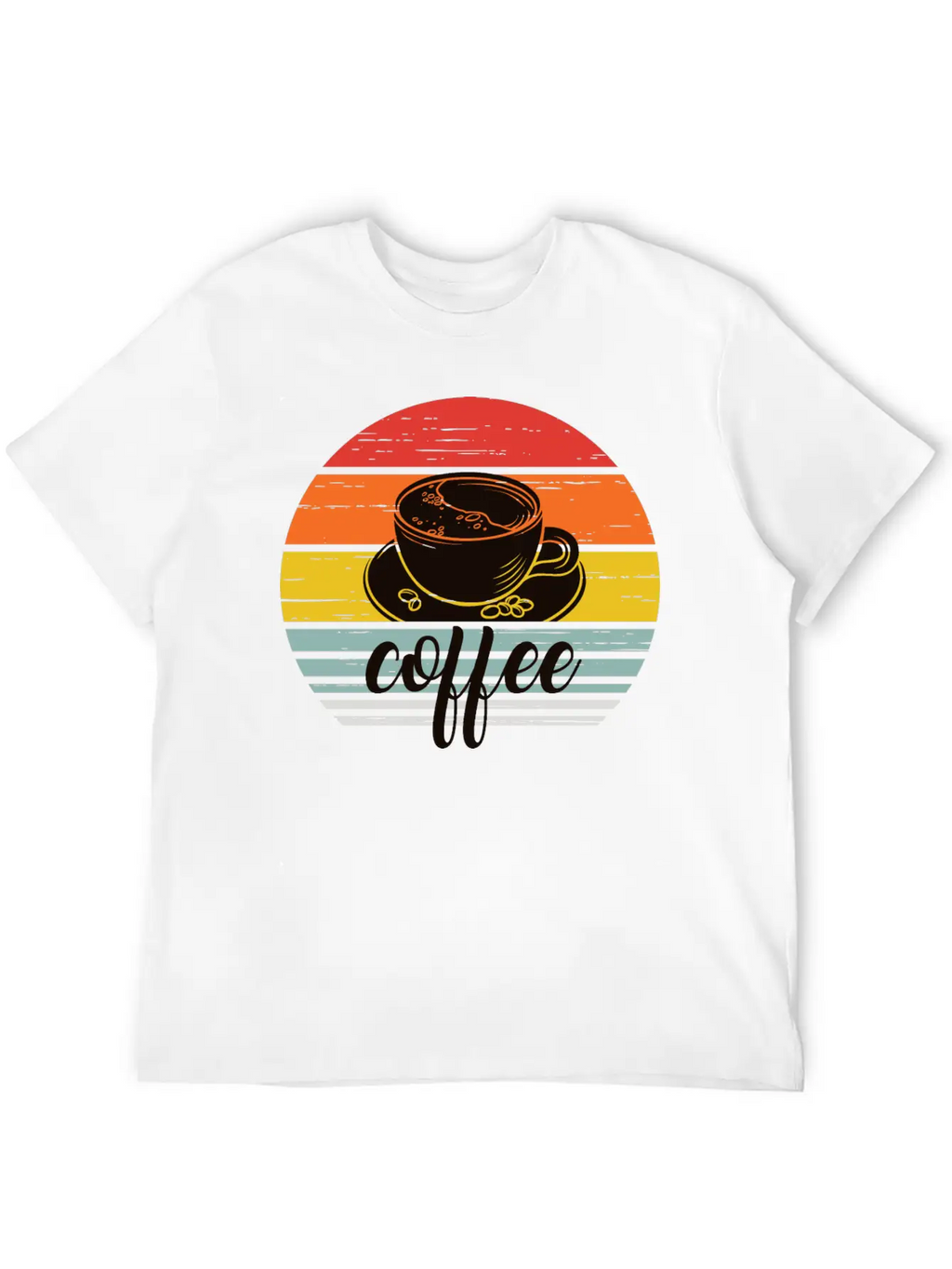 Coffee Sunrise Timeless Short Sleeve Tee – Comfy And Minimalist Design