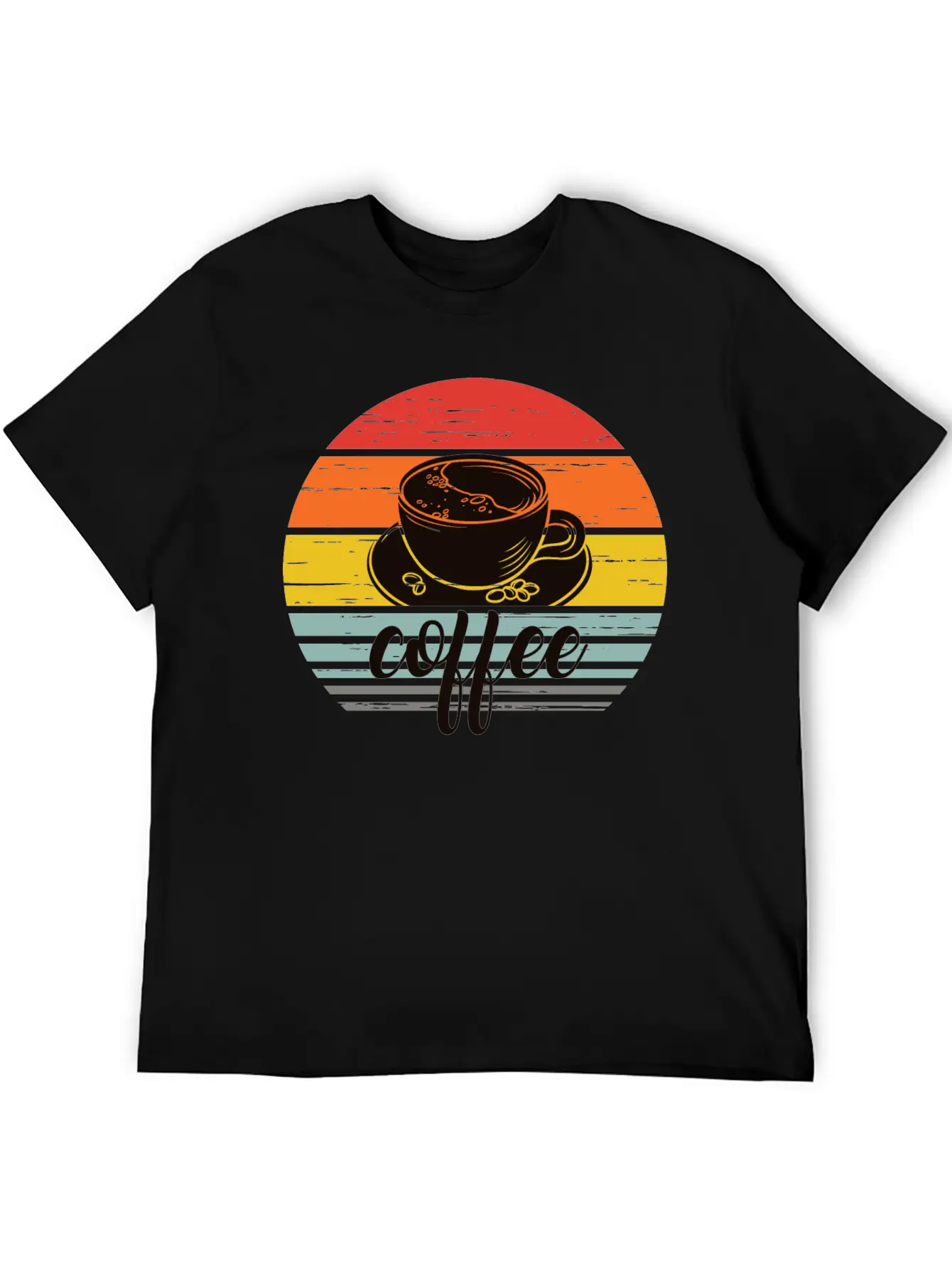 Coffee Sunrise Timeless Short Sleeve Tee – Comfy And Minimalist Design