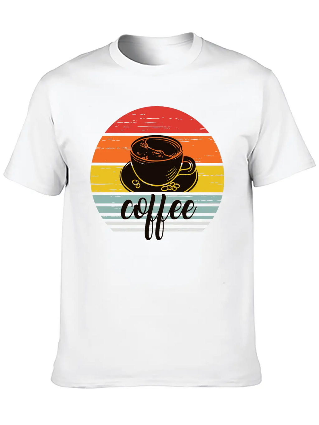 Coffee Sunrise Timeless Short Sleeve Tee – Comfy And Minimalist Design