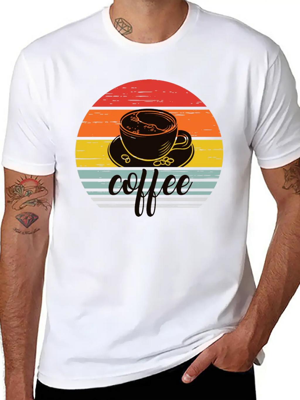 Coffee Sunrise Timeless Short Sleeve Tee – Comfy And Minimalist Design