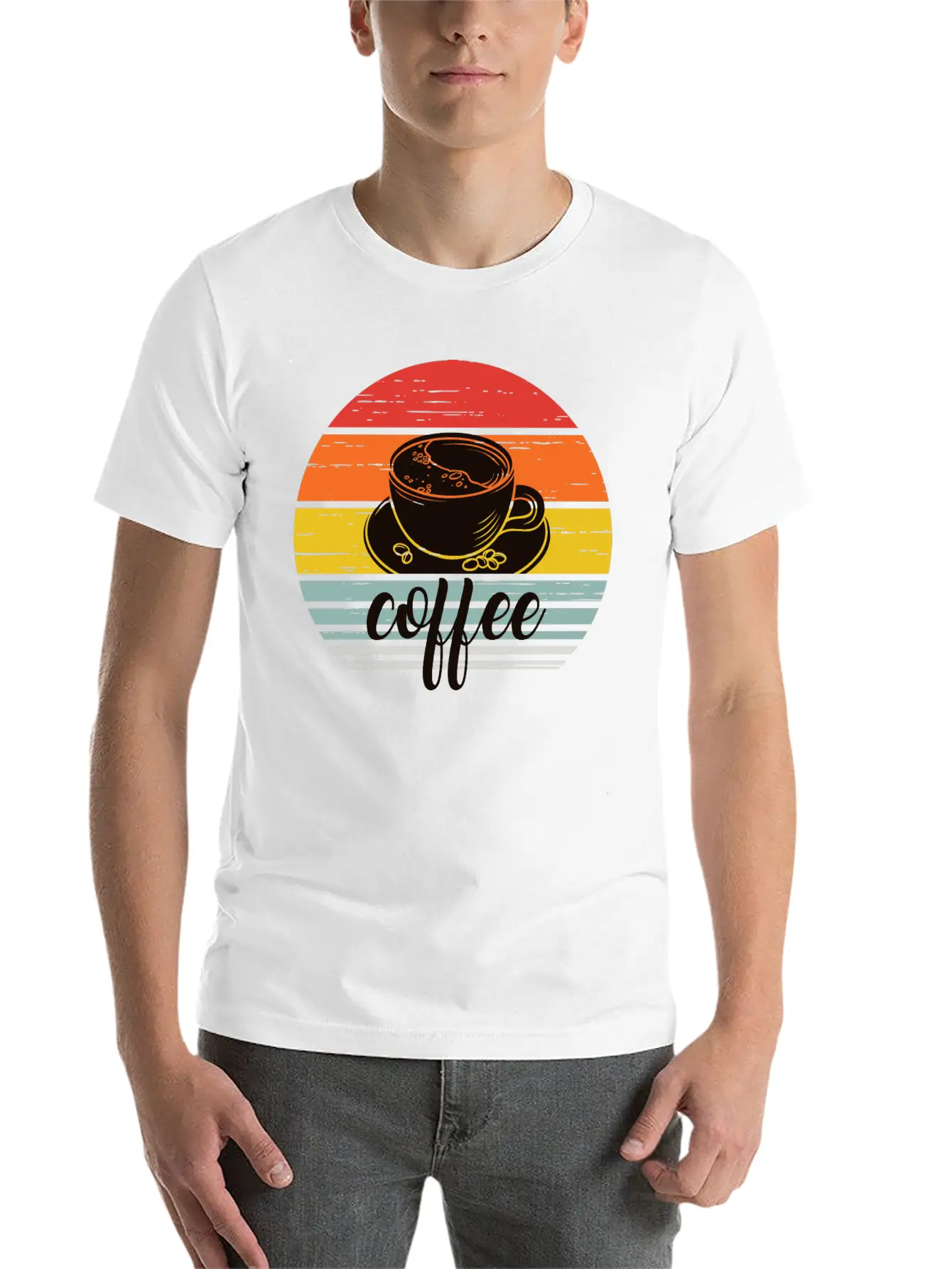 Coffee Sunrise Timeless Short Sleeve Tee – Comfy And Minimalist Design