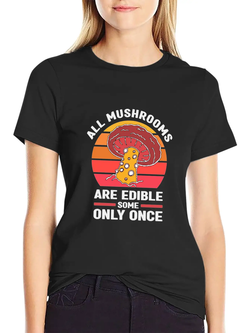 Collecting Mushrooms Stylish Everyday T-Shirt – Unisex Basic Cotton Tee