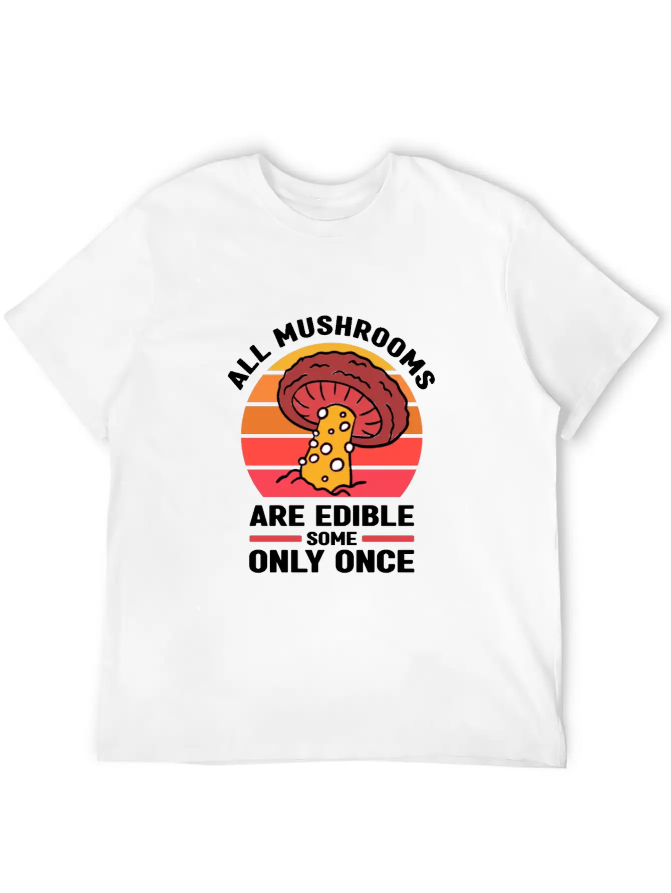 Collecting Mushrooms Stylish Everyday T-Shirt – Unisex Basic Cotton Tee