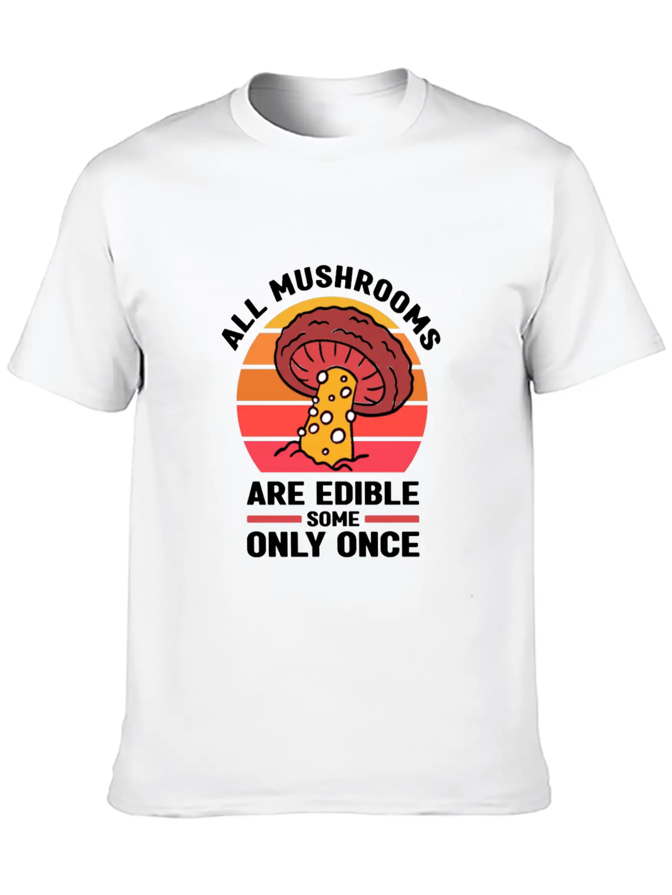 Collecting Mushrooms Stylish Everyday T-Shirt – Unisex Basic Cotton Tee