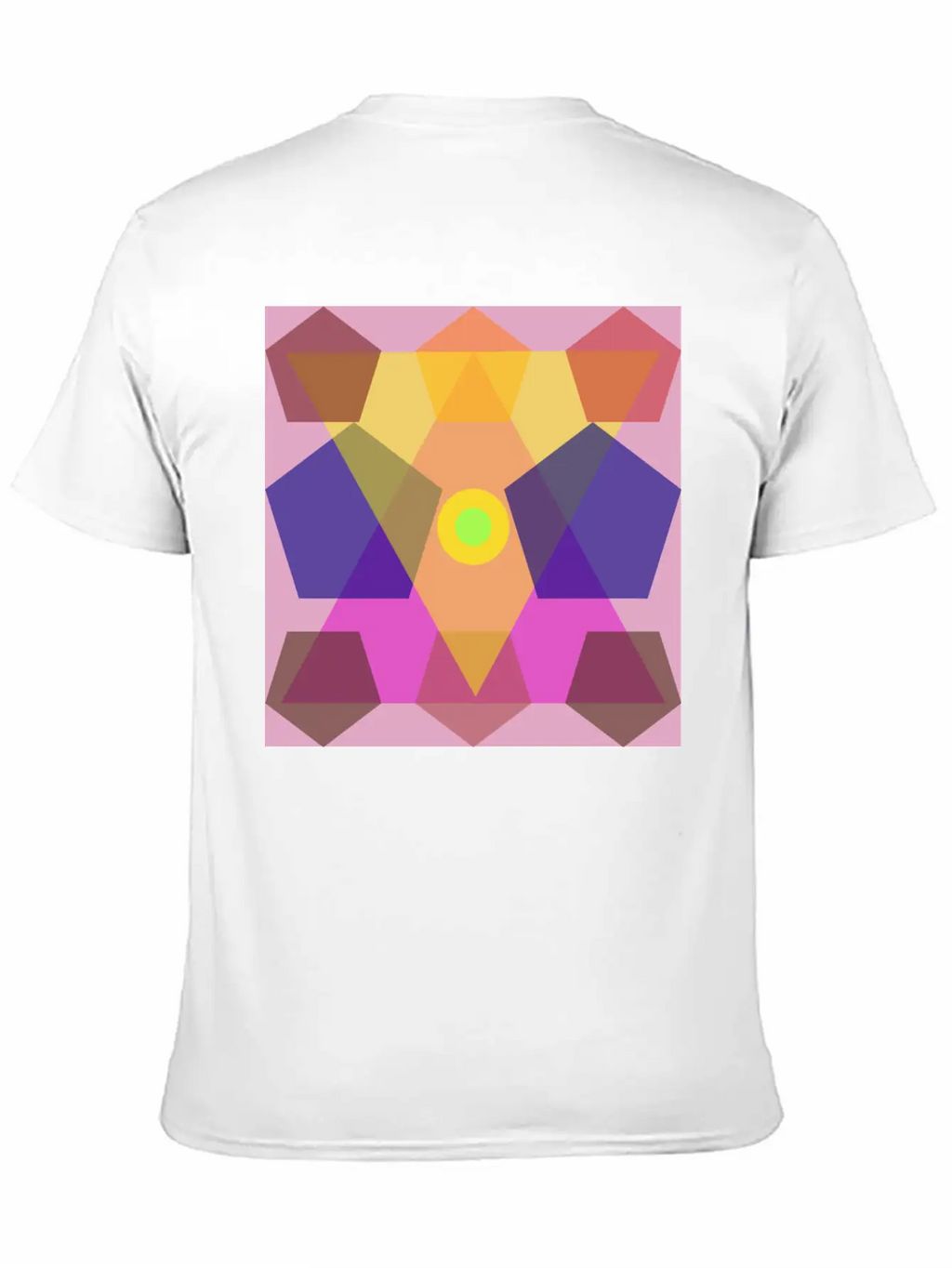 Color And Light Geometry Timeless Short Sleeve Tee – Comfy And Minimalist Design