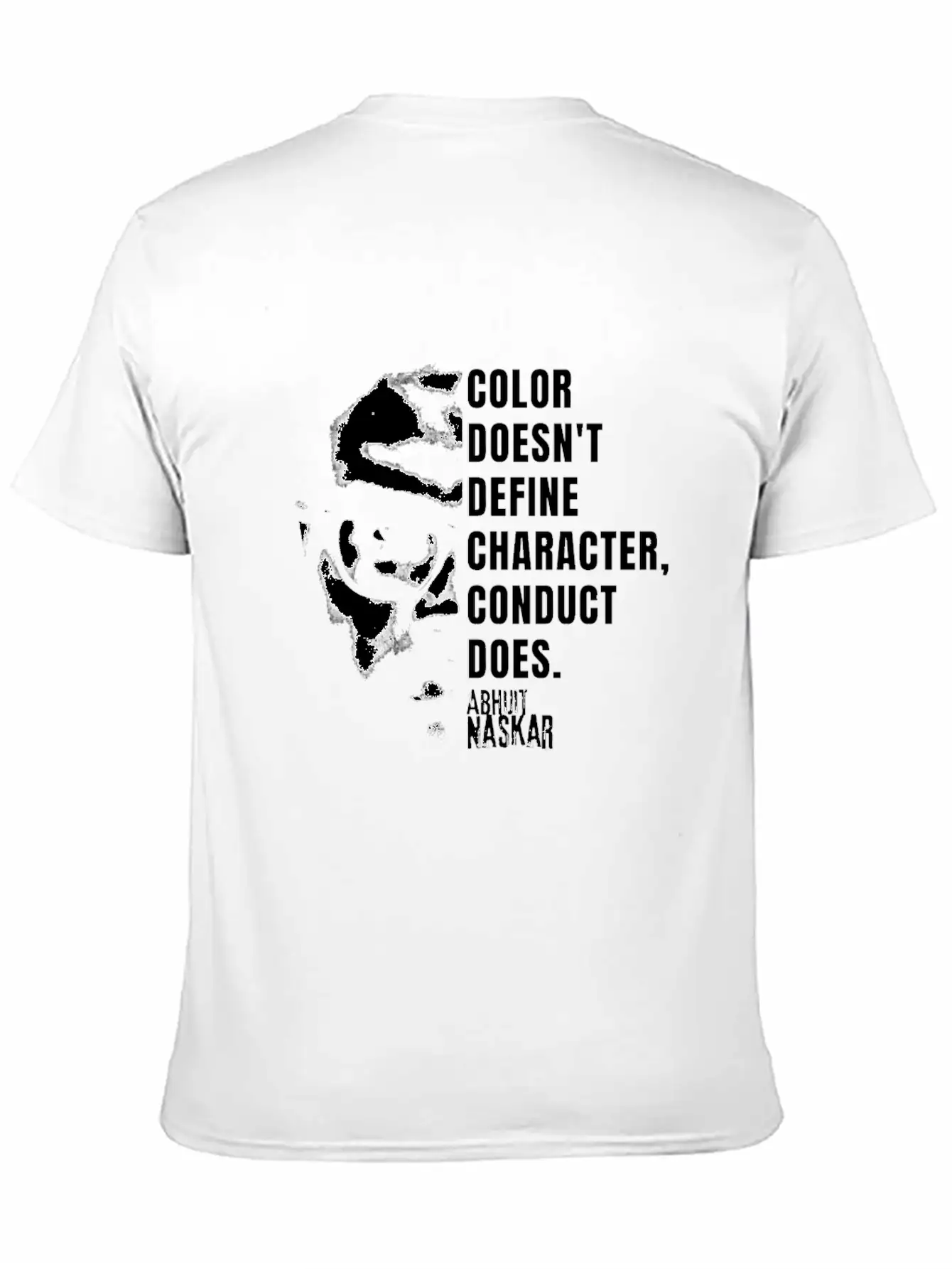 Color Conduct Character - Abhijit Naskar Relaxed Everyday Tee – Lightweight And Durable Cotton