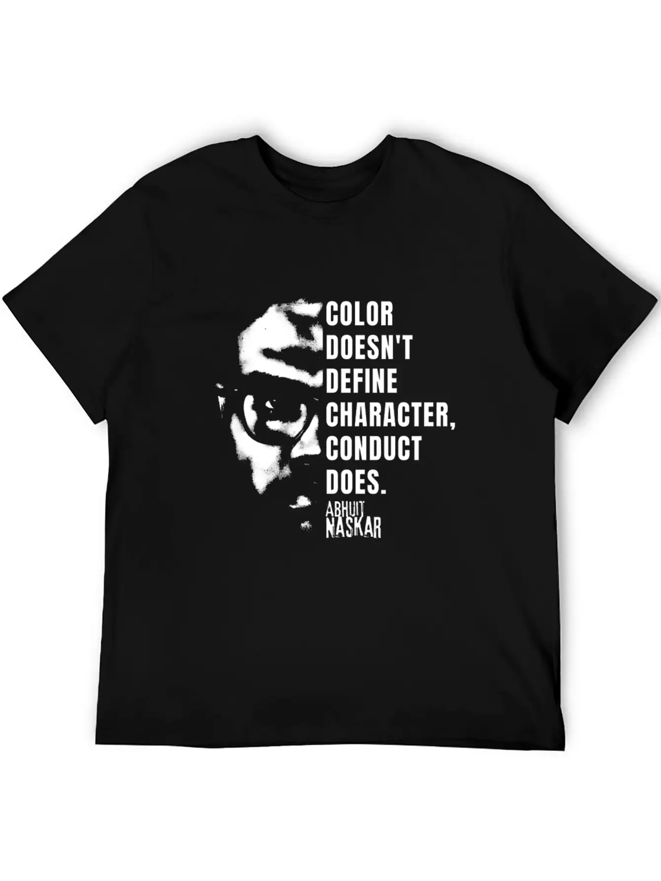 Color Conduct Character - Abhijit Naskar Relaxed Everyday Tee – Lightweight And Durable Cotton
