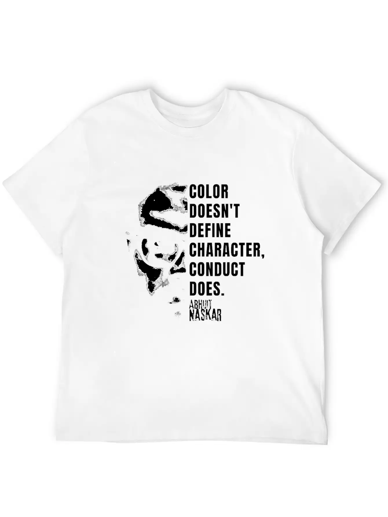 Color Conduct Character - Abhijit Naskar Relaxed Everyday Tee – Lightweight And Durable Cotton