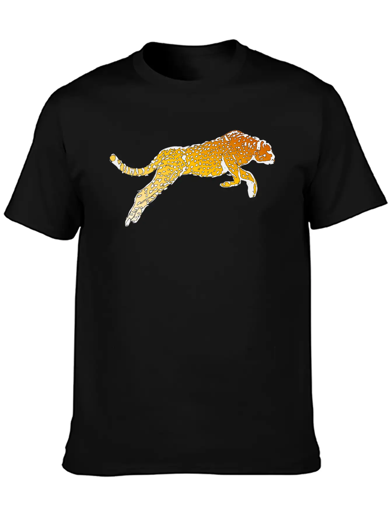 Color Illustration Jaguar 02 Breathable Graphic T-Shirt – Perfect For Casual Days