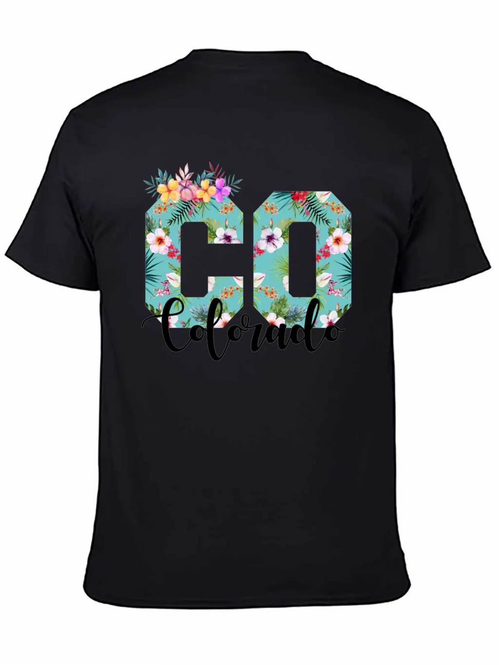 Colorado Floral Breathable Soft Cotton T-Shirt – Timeless Casual Look