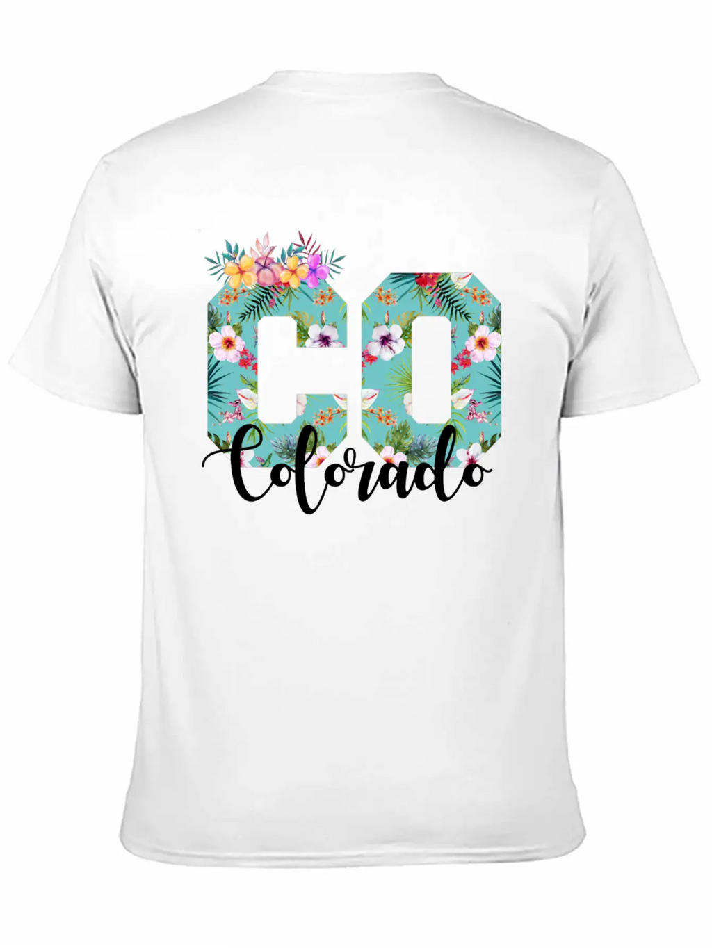 Colorado Floral Breathable Soft Cotton T-Shirt – Timeless Casual Look