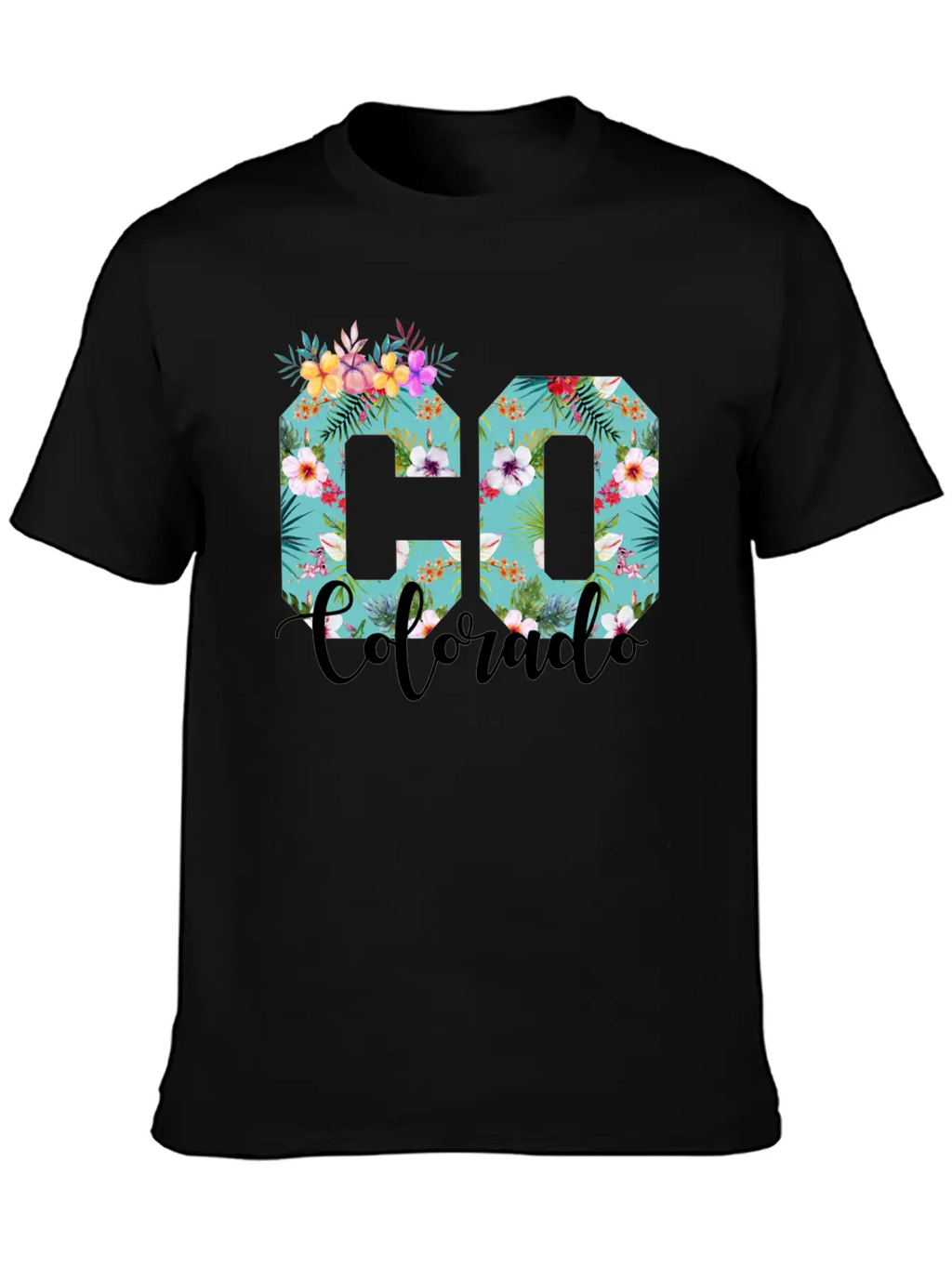 Colorado Floral Breathable Soft Cotton T-Shirt – Timeless Casual Look