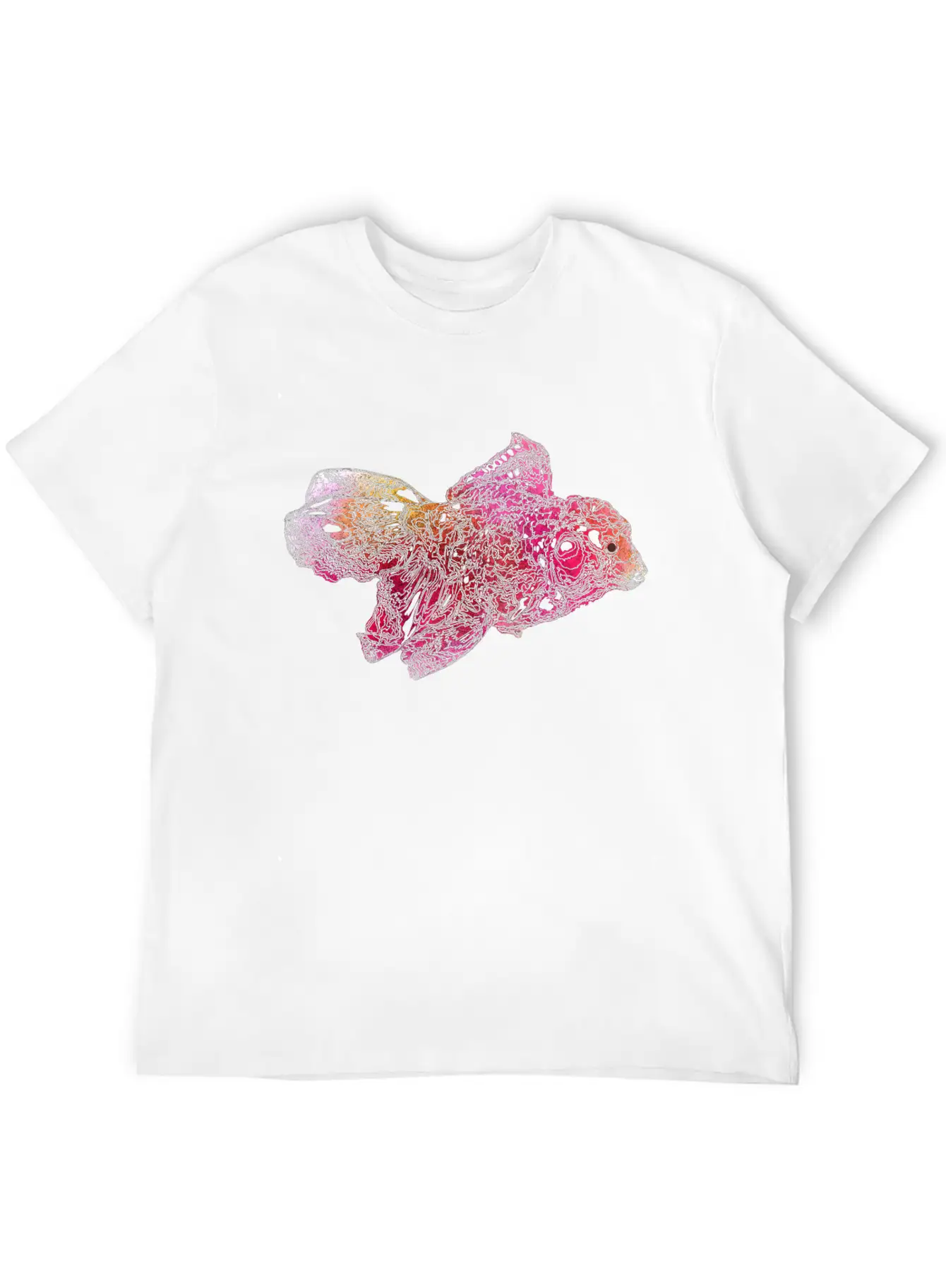 Colored Fish Unisex Casual T-Shirt – Clean Design For Daily Comfort