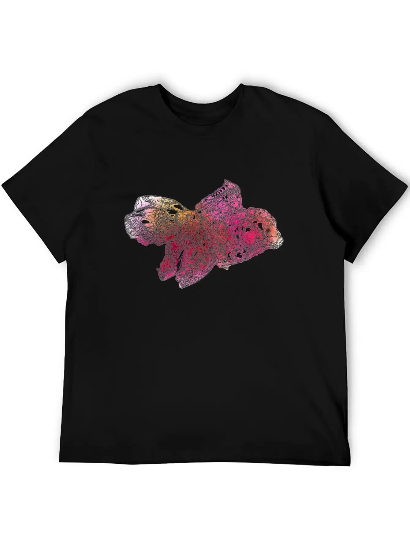 Colored Fish Unisex Casual T-Shirt – Clean Design For Daily Comfort