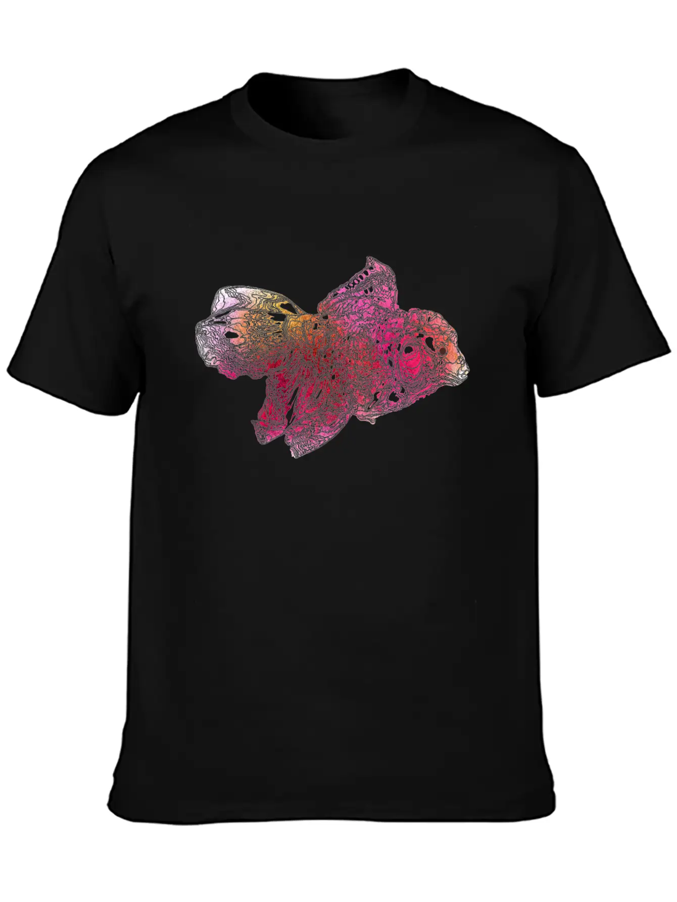 Colored Fish Unisex Casual T-Shirt – Clean Design For Daily Comfort